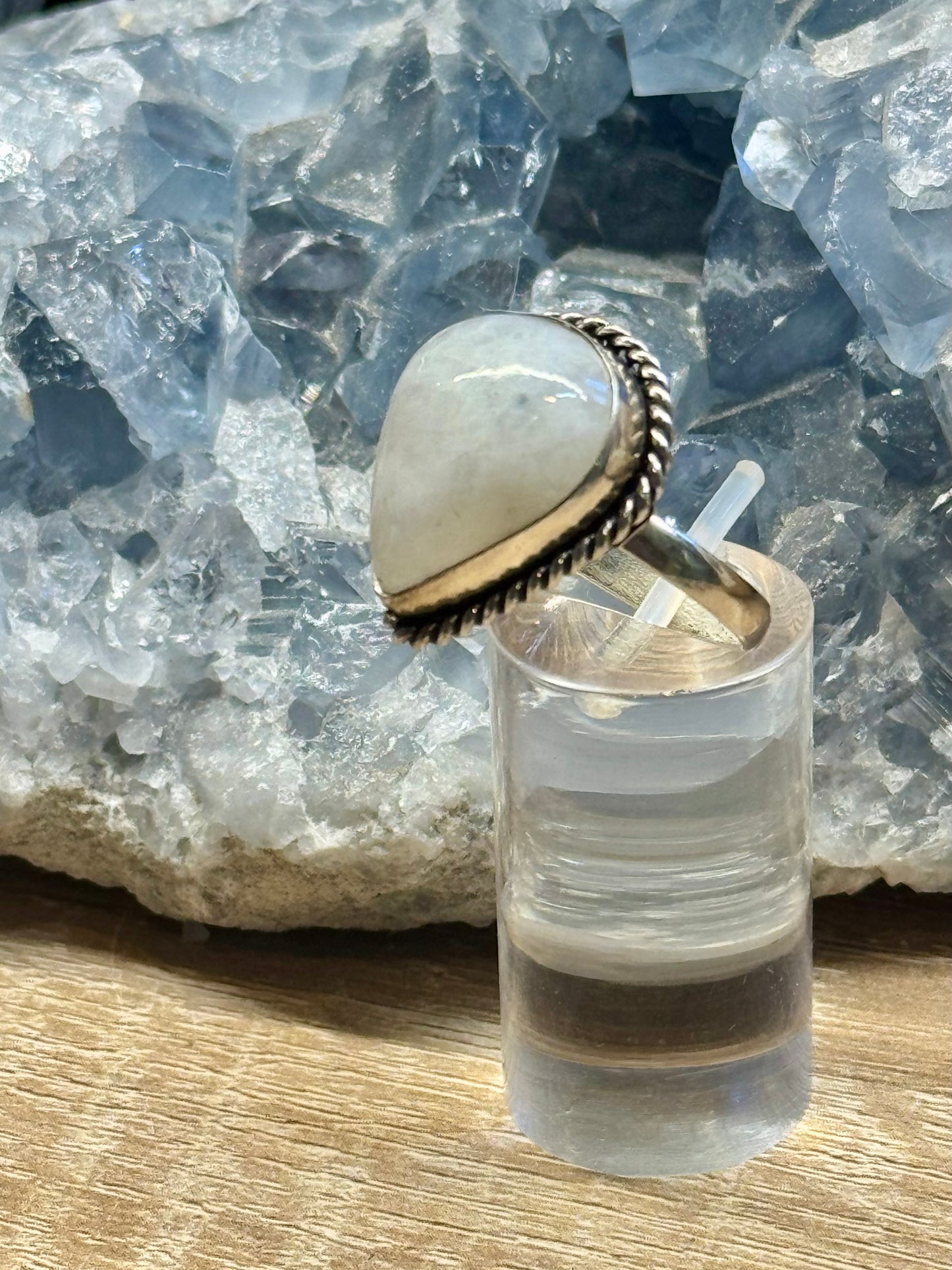 Bague de Pierre de Lune T53