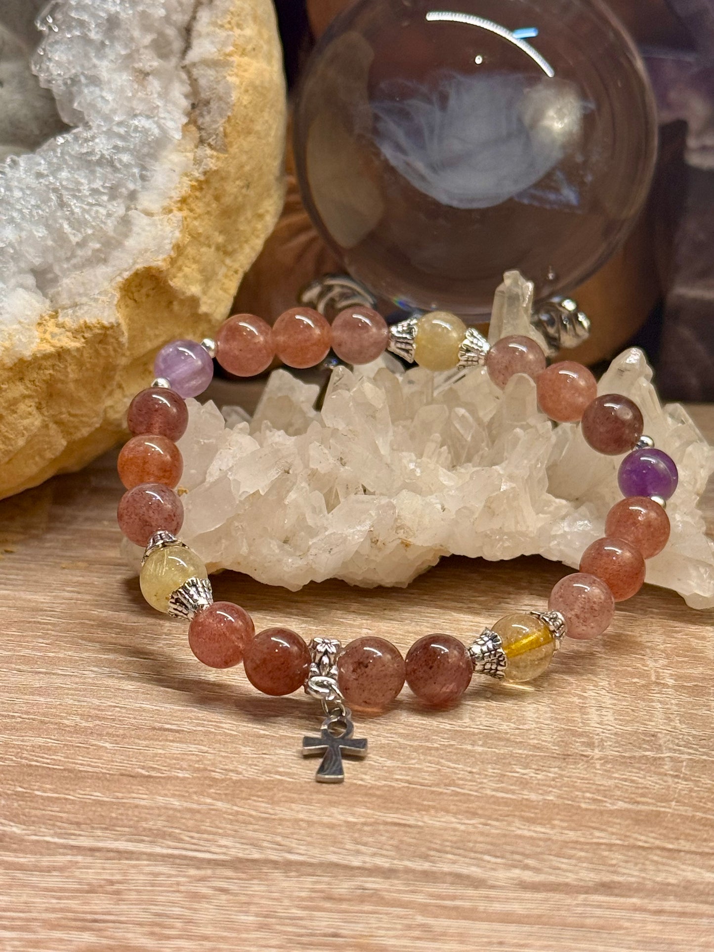 Bracelet de Cacoxénite