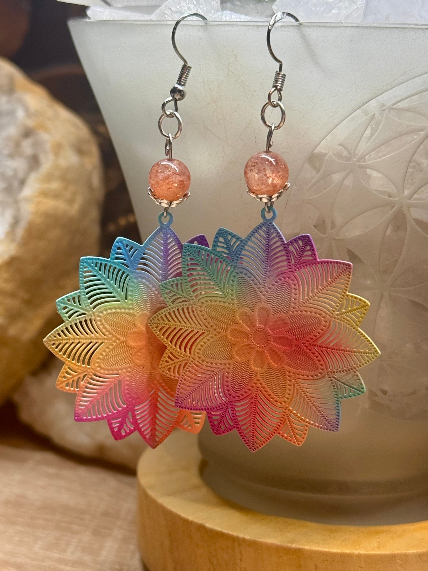 Boucles d’oreilles en couleurs