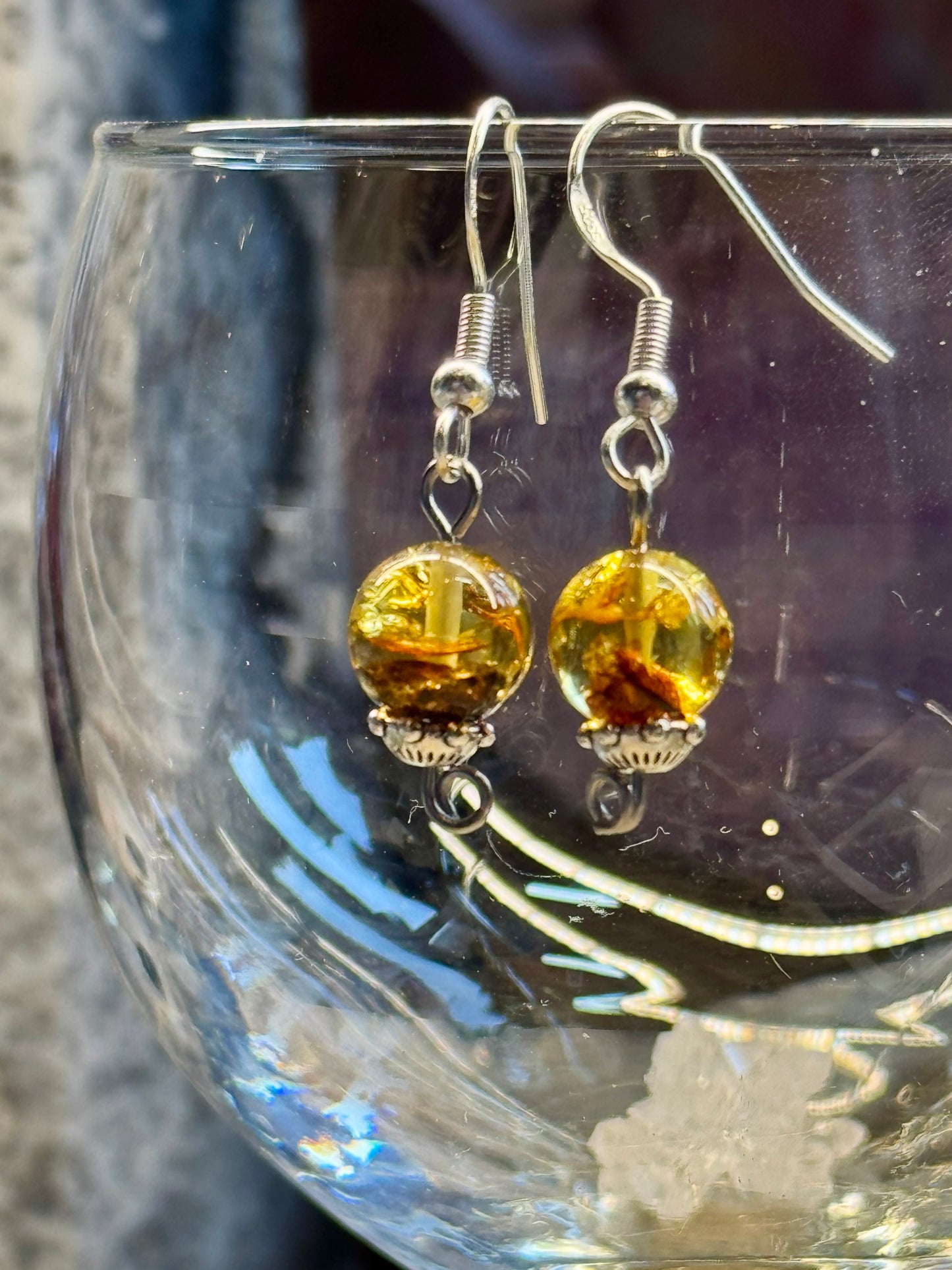 Boucles d’oreilles Ambre