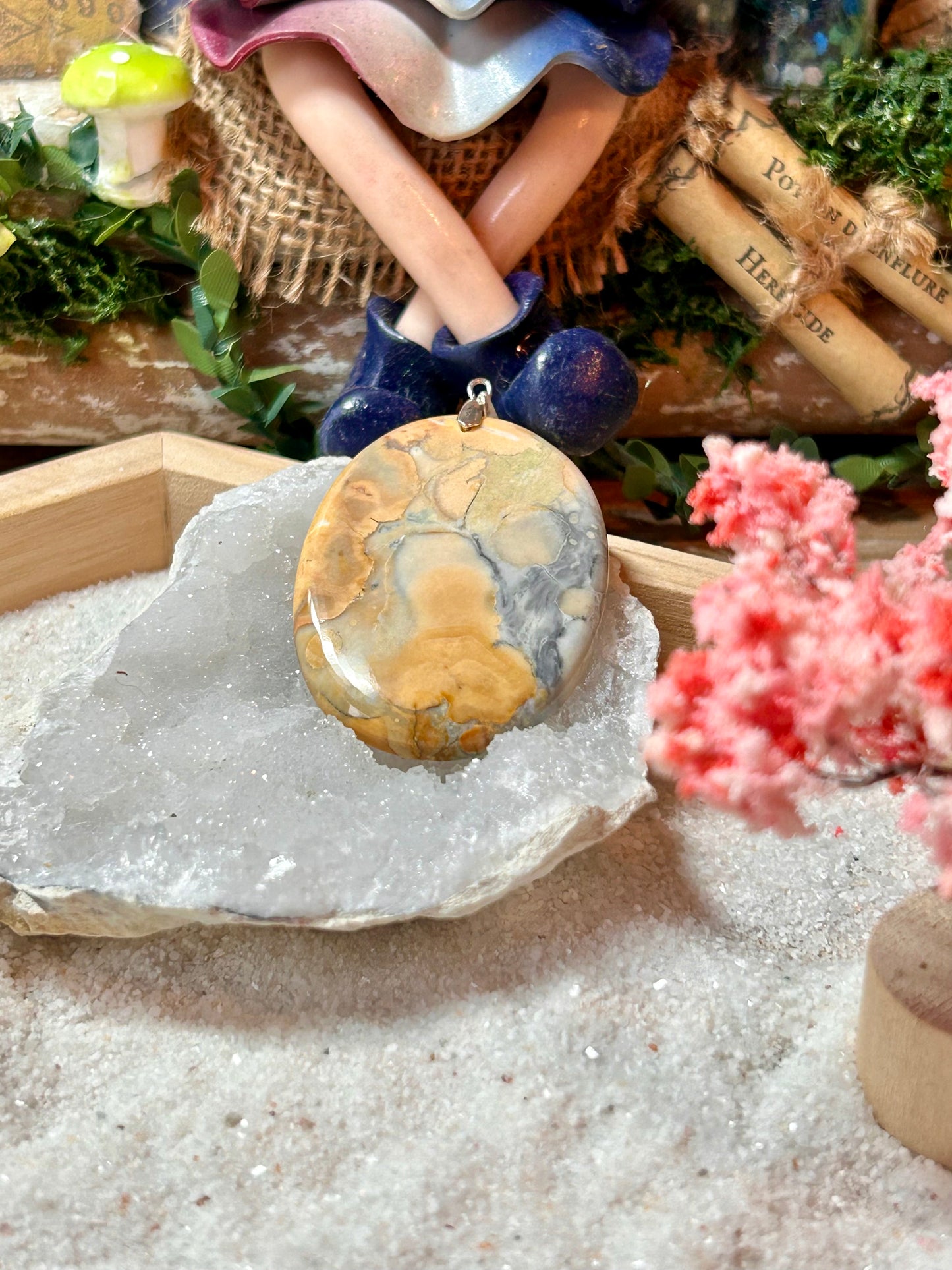 Pendentif de jaspe Maligano