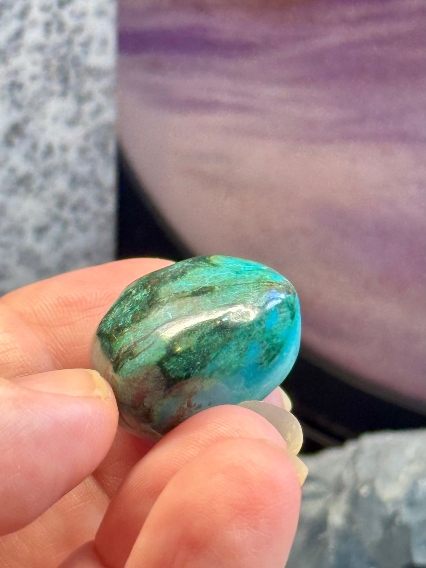 Pierres roulées de Chrysocolle
