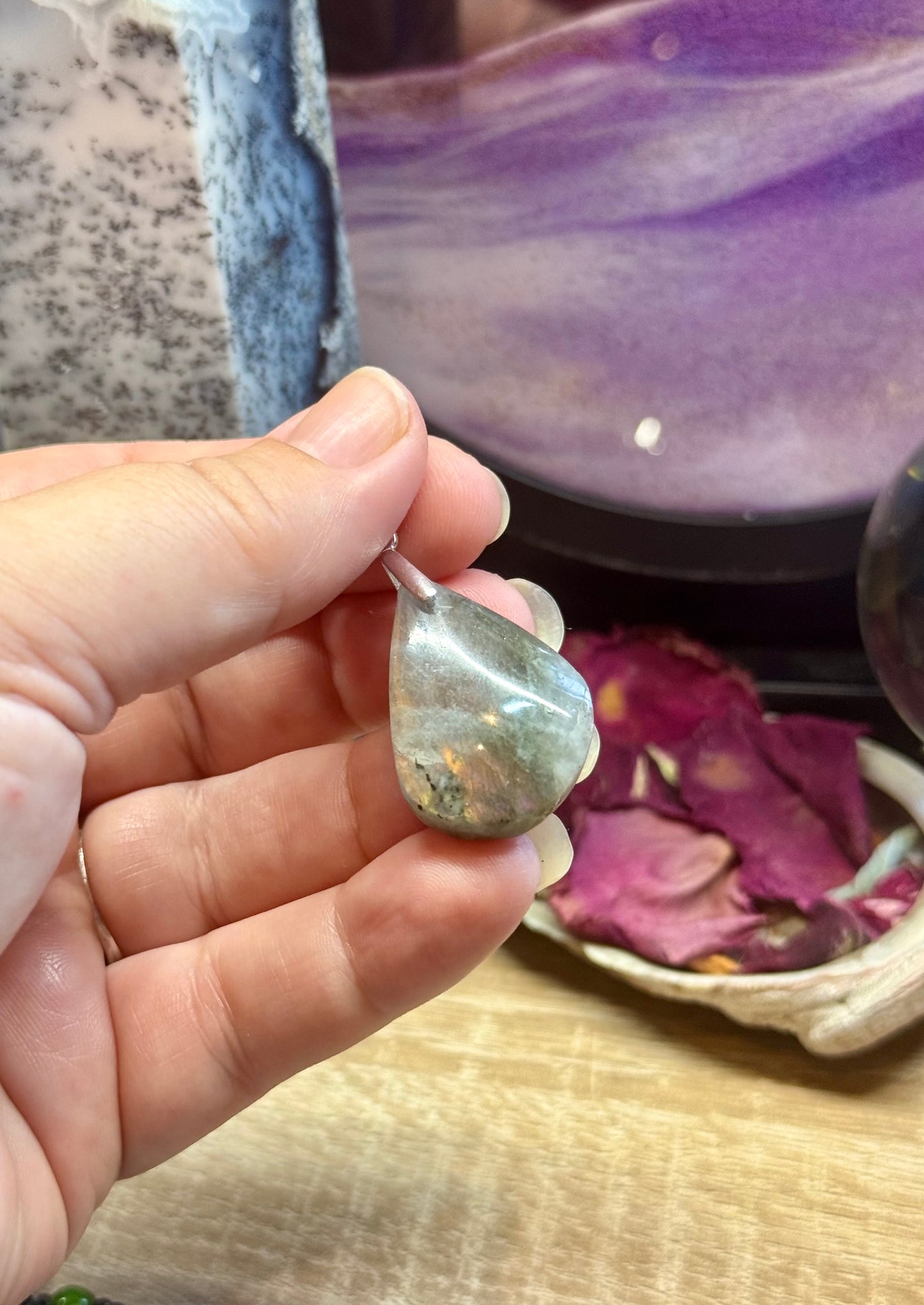 Pendentif en Labradorite