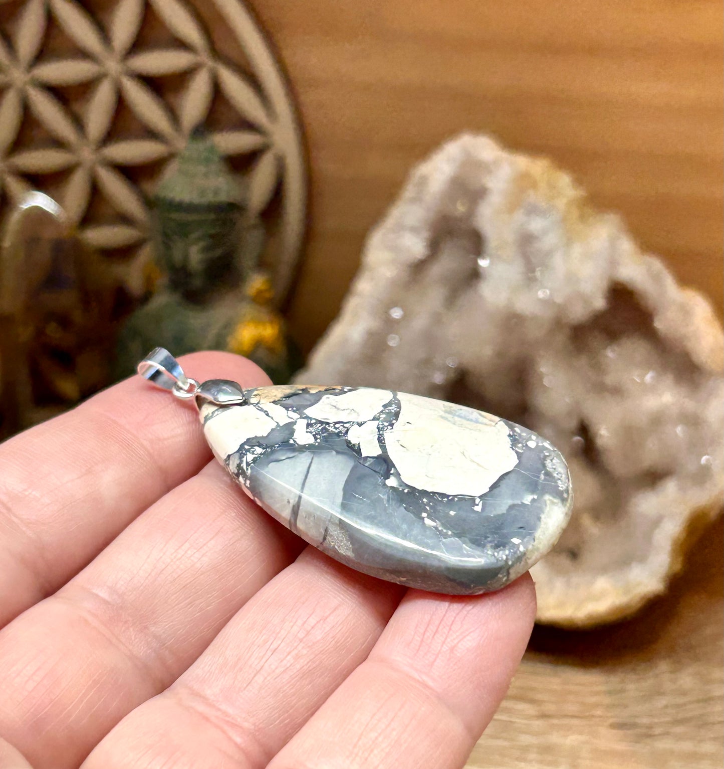 Pendentif de jaspe maligano