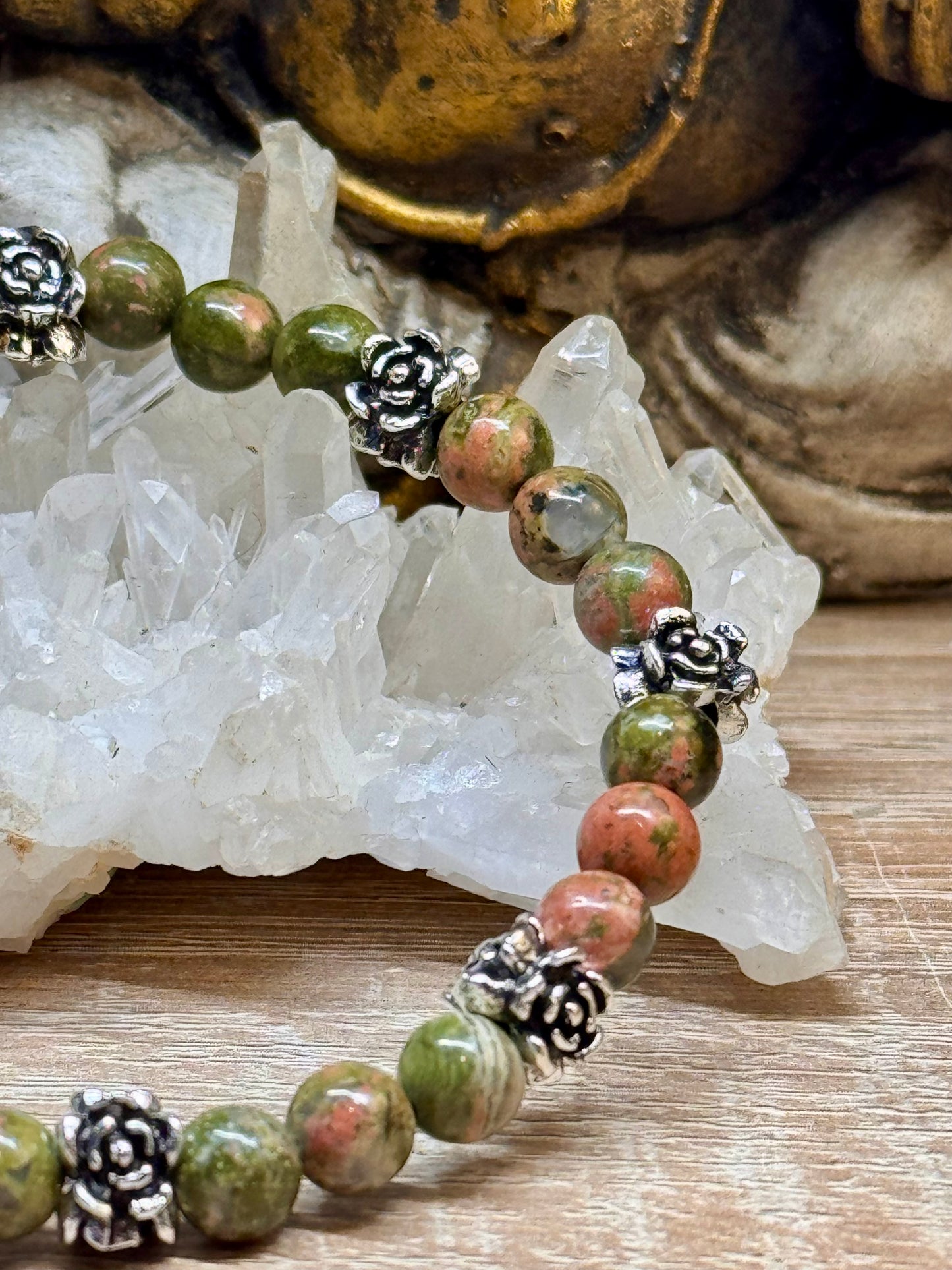 Bracelet Unakite "Équilibre et Calme"