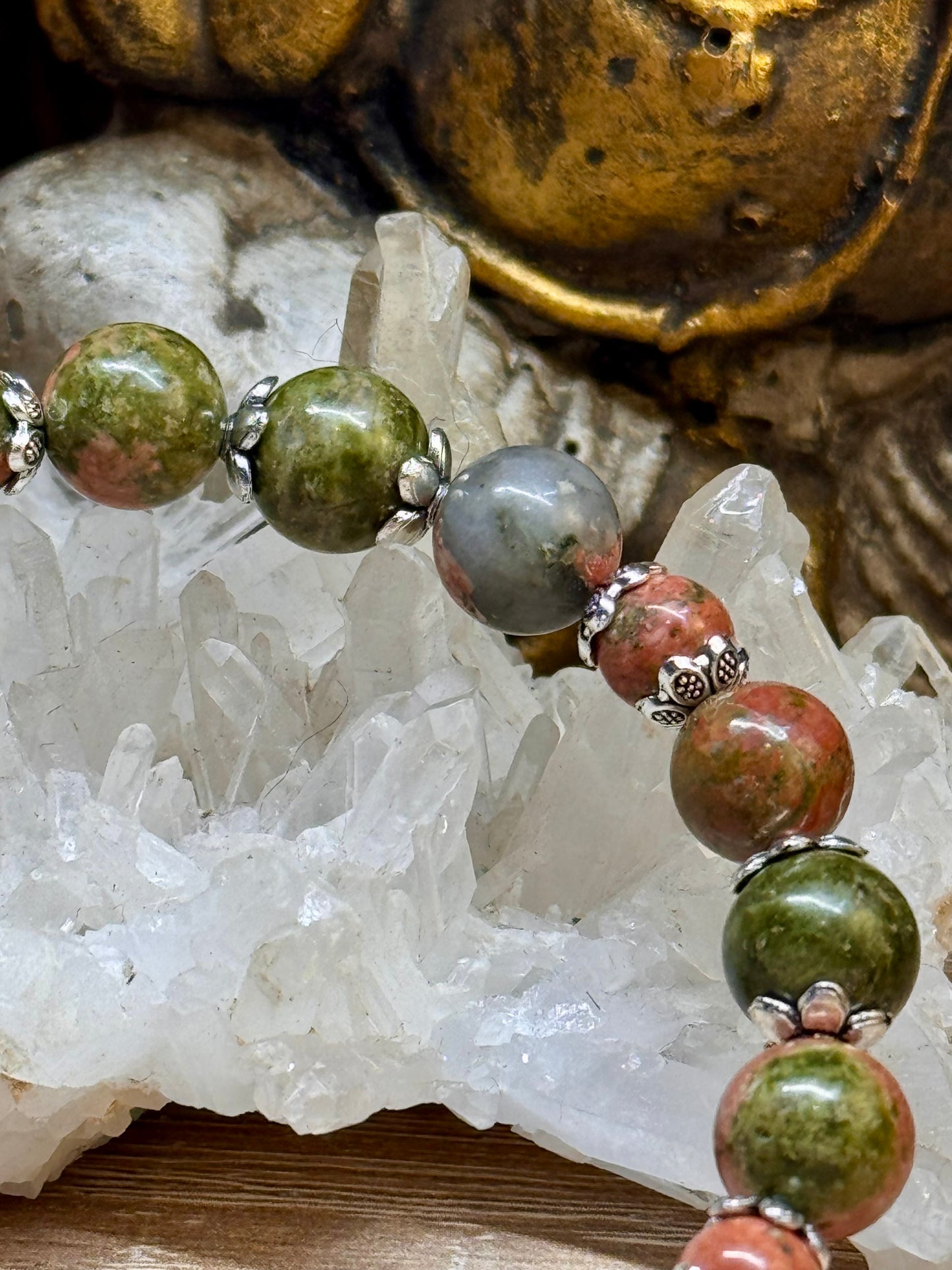 Bracelet Unakite "Équilibre et Calme"