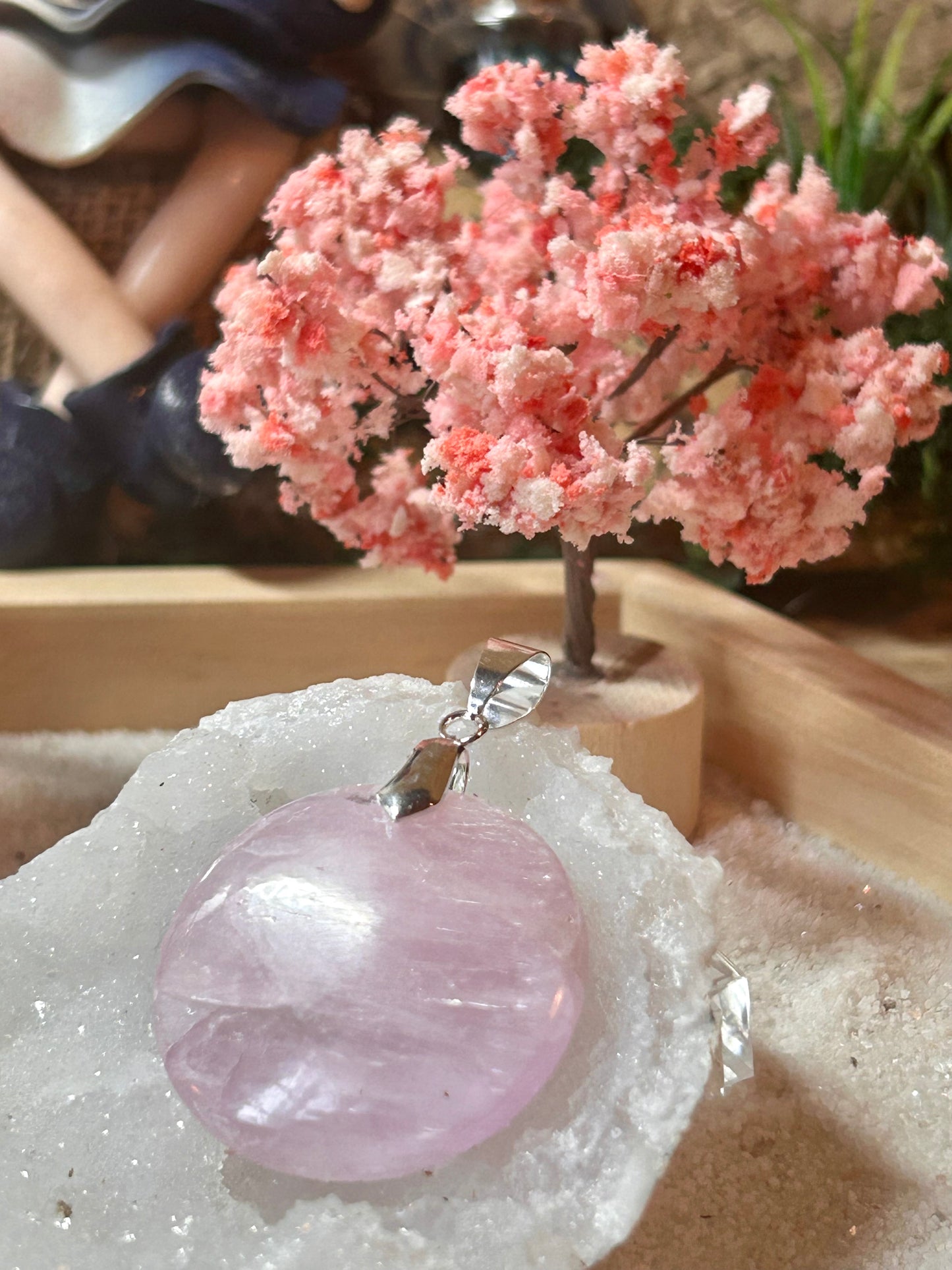 Pendentif de kunzite