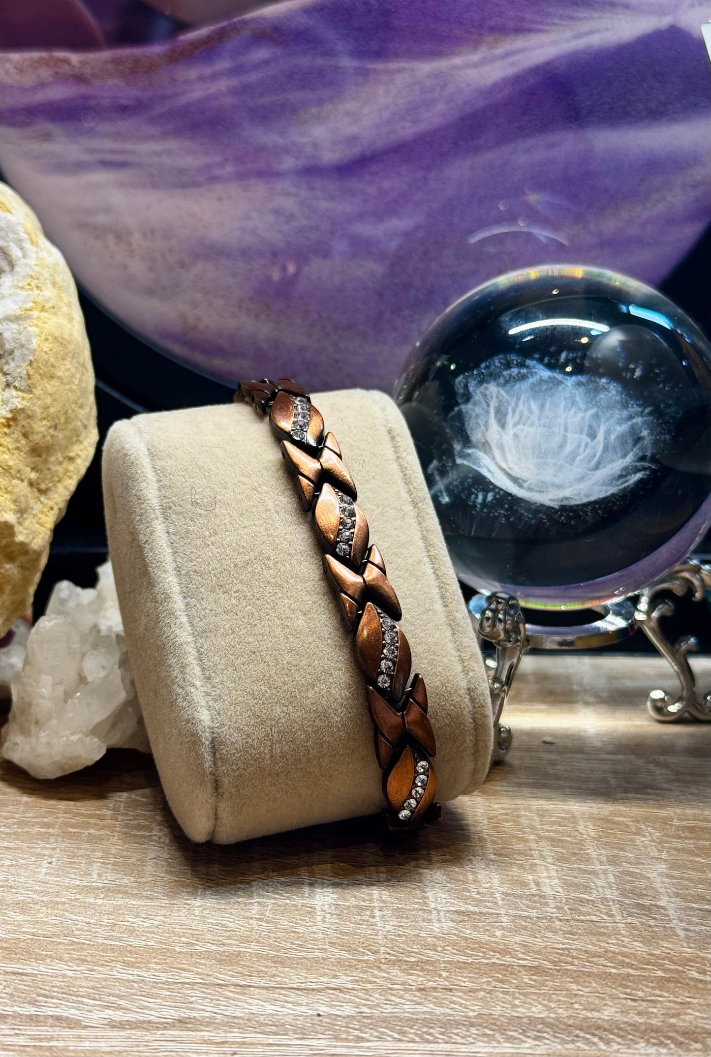 Bracelet magnétique en cuivre