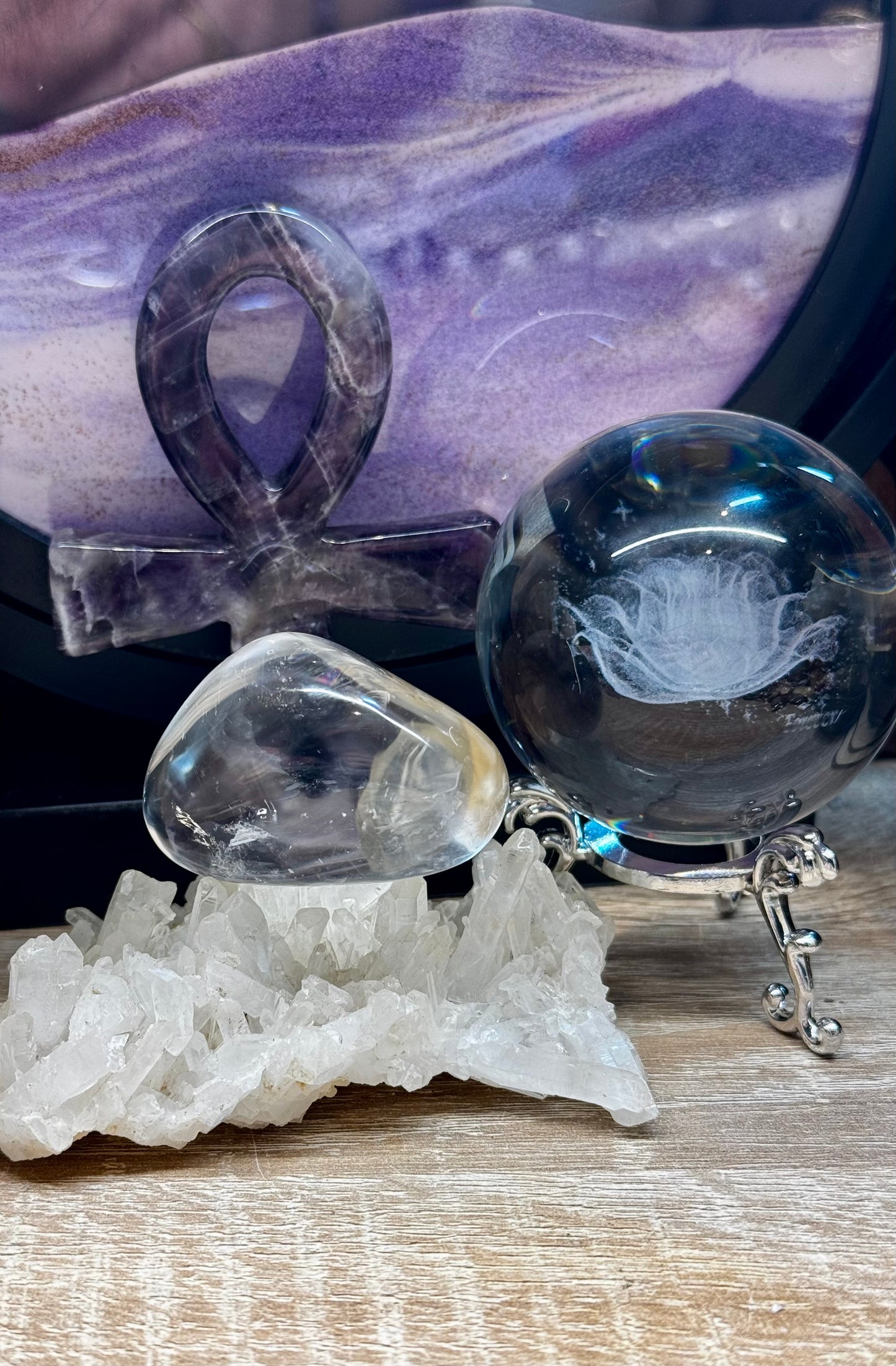 Galets de Quartz Cristal