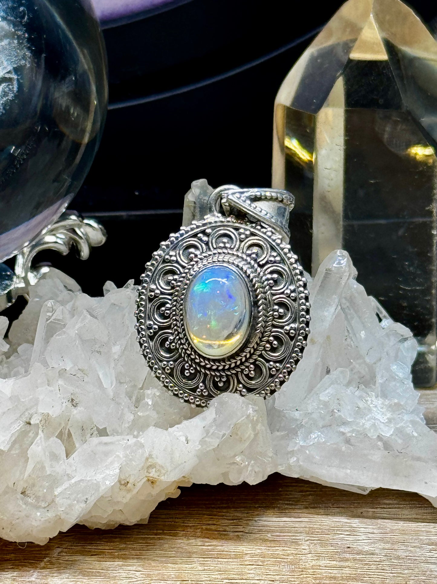 Pendentif bohème d’Opale Welo