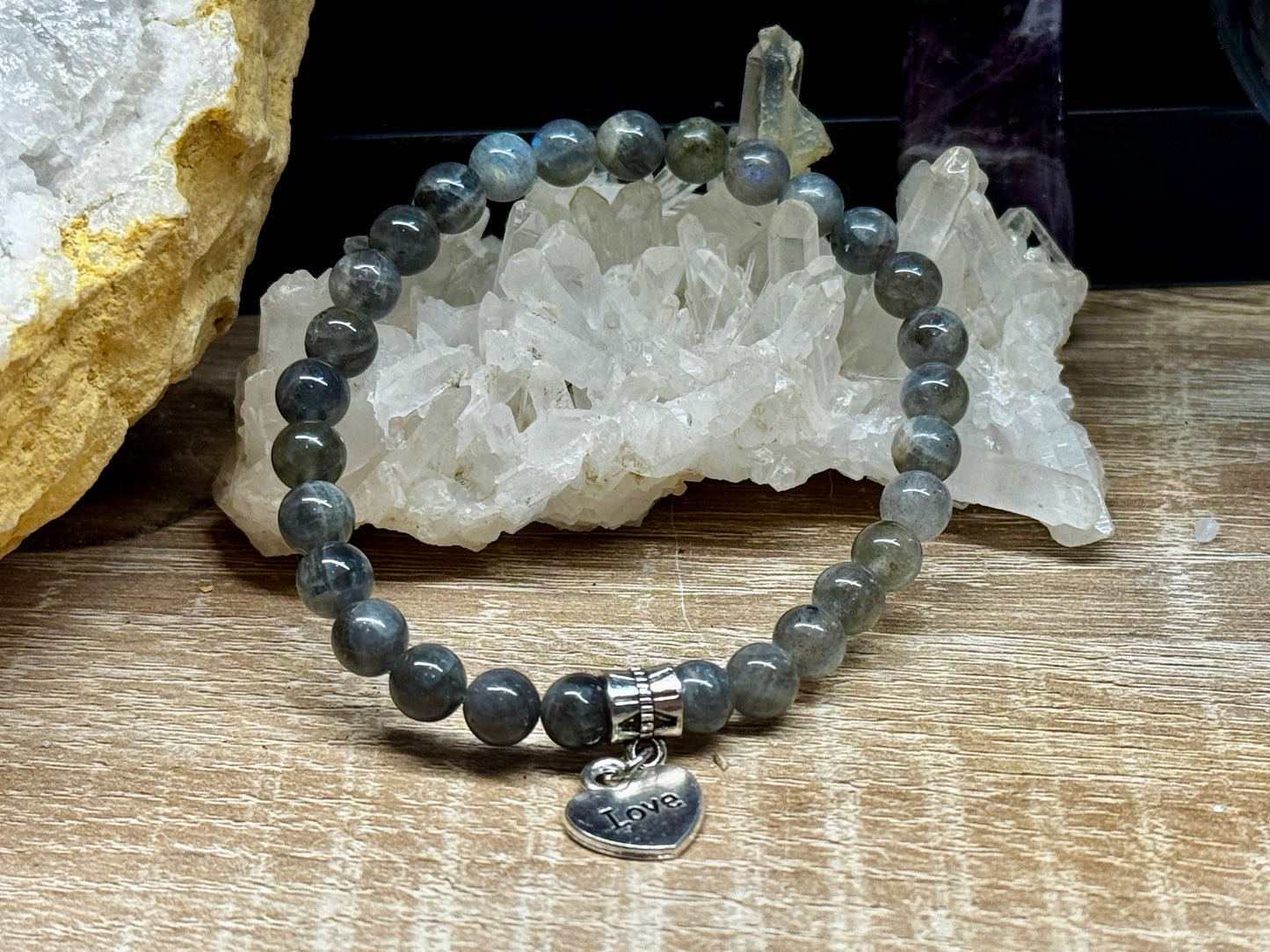 Bracelet de Labradorite 6mm