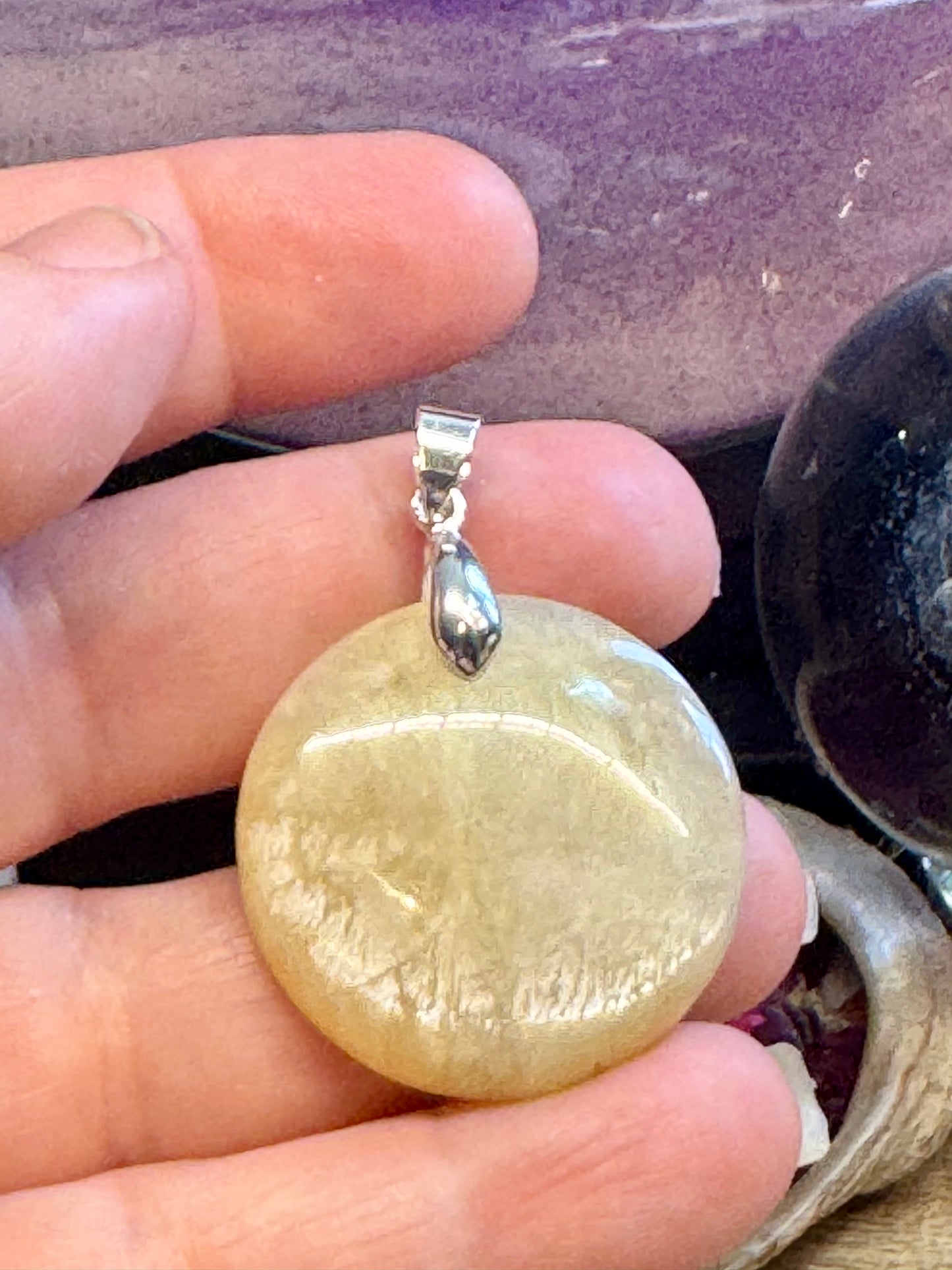 Pendentif de Pierre de Lune