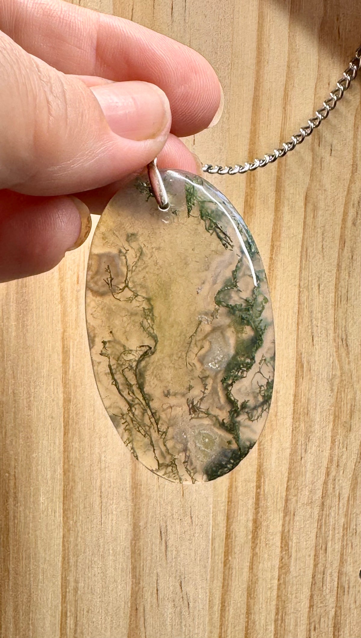Pendentif d’Agate Mousse