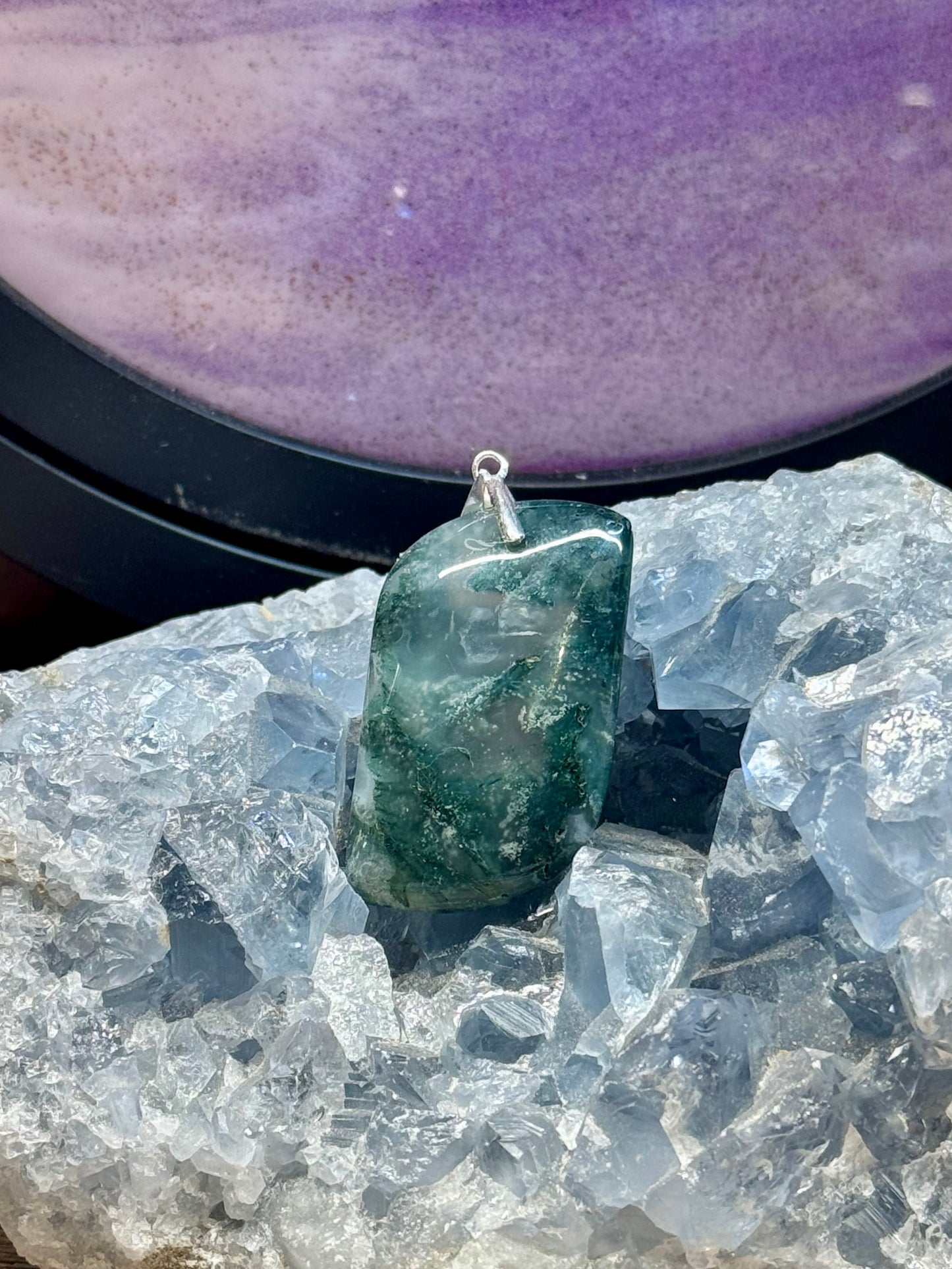 Pendentif d’Agate Mousse