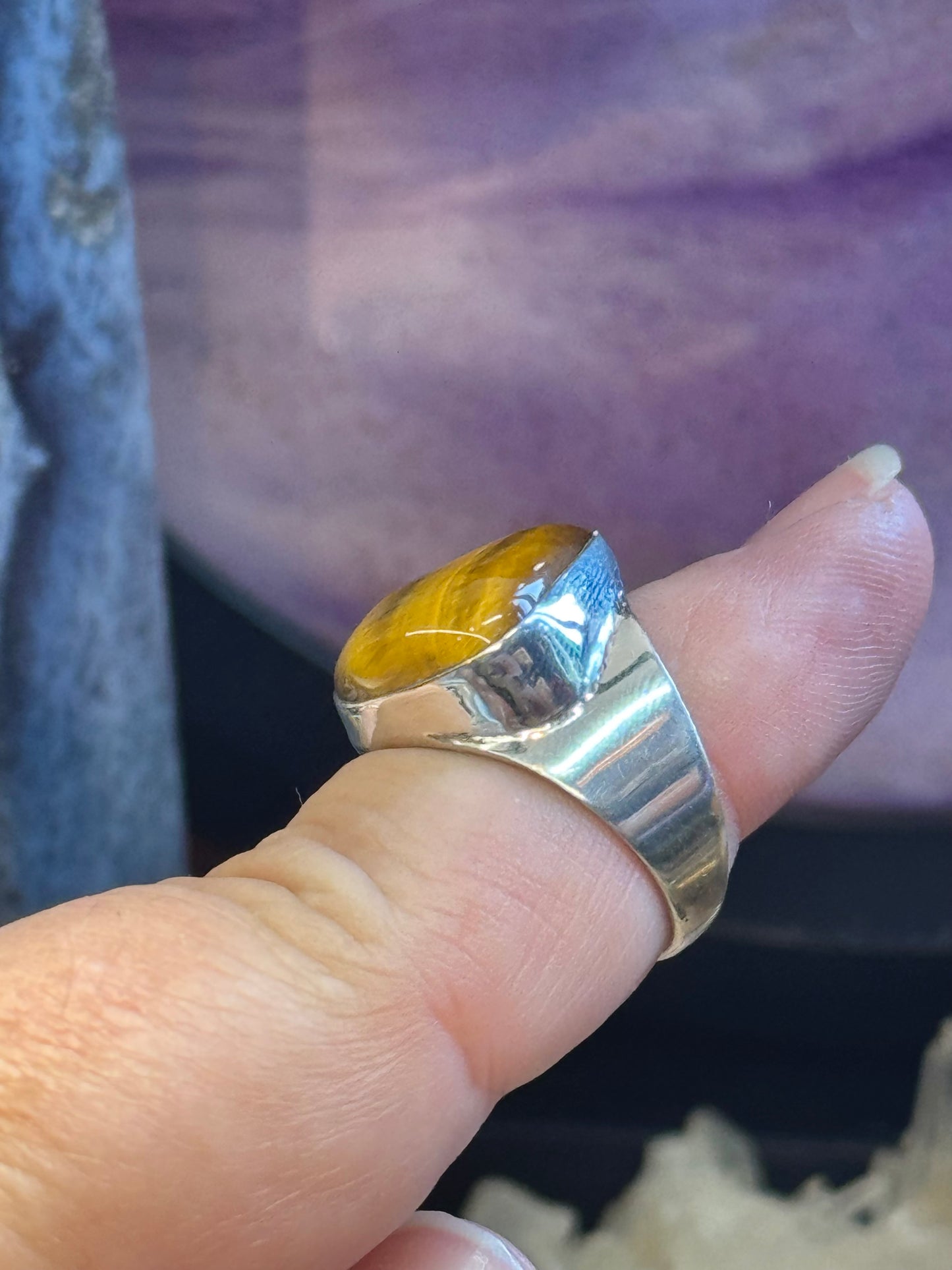 Bague Oeil de Tigre T52