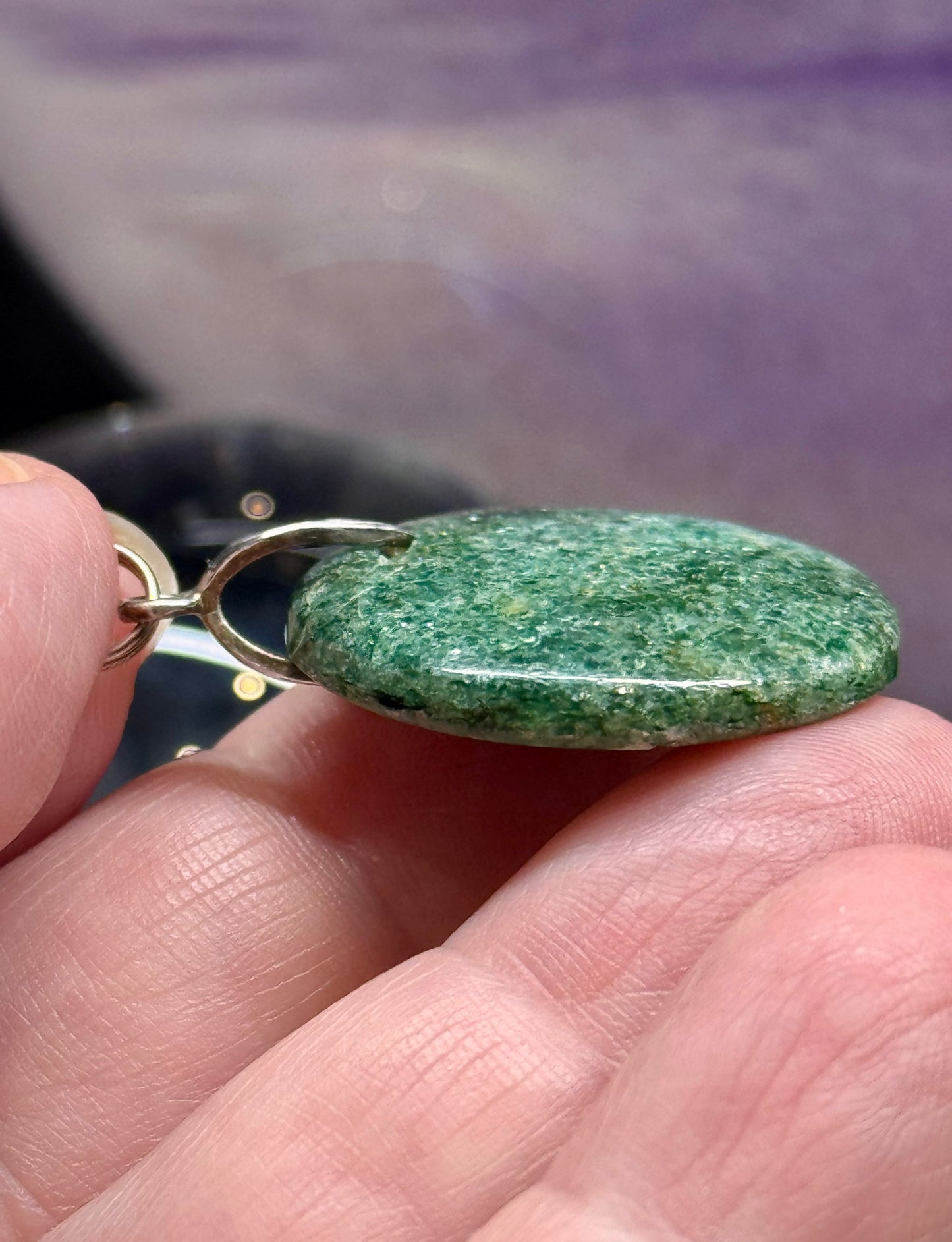 Pendentif d’aventurine verte