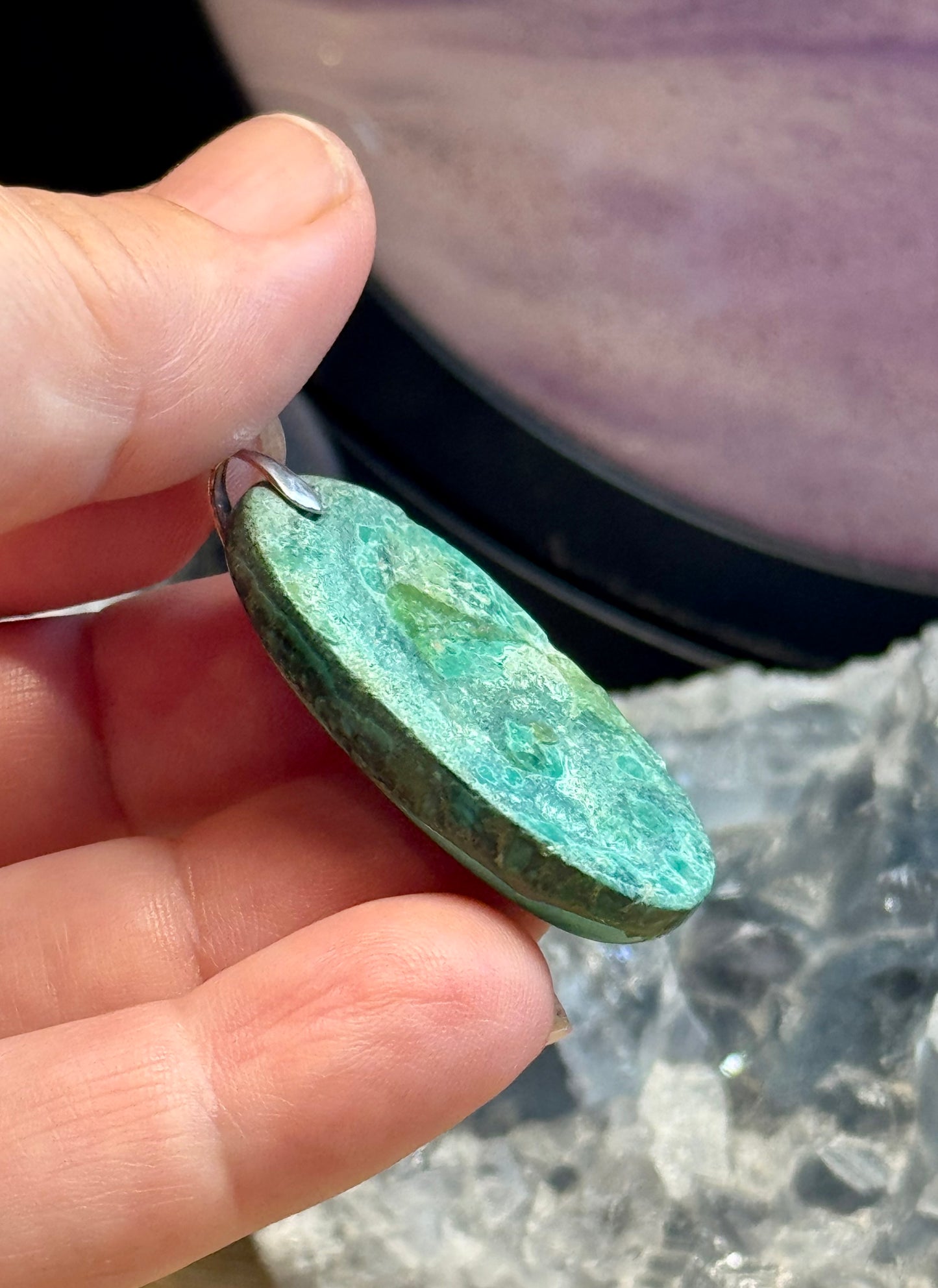 Pendentif de Malachite