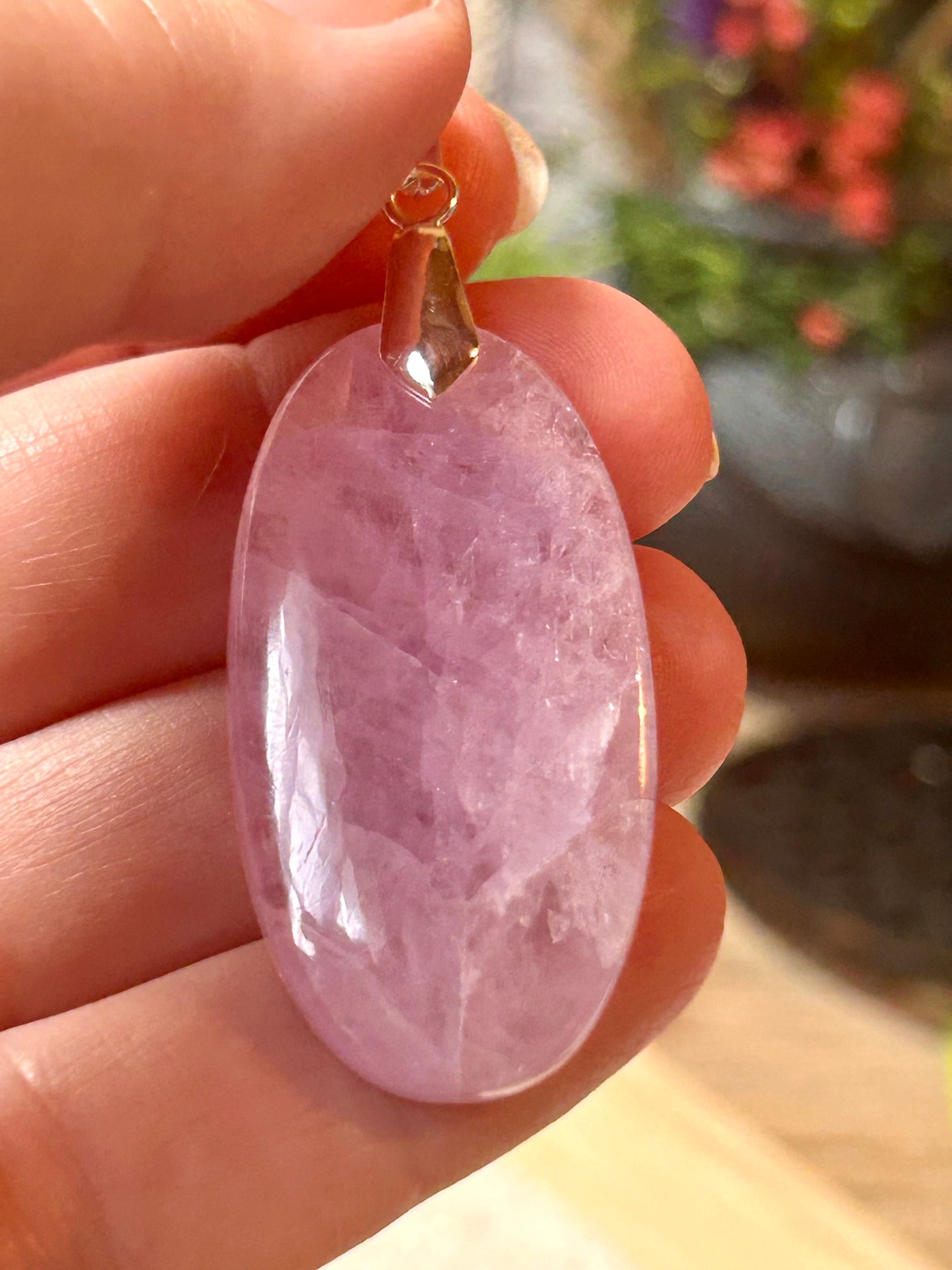Pendentif de kunzite