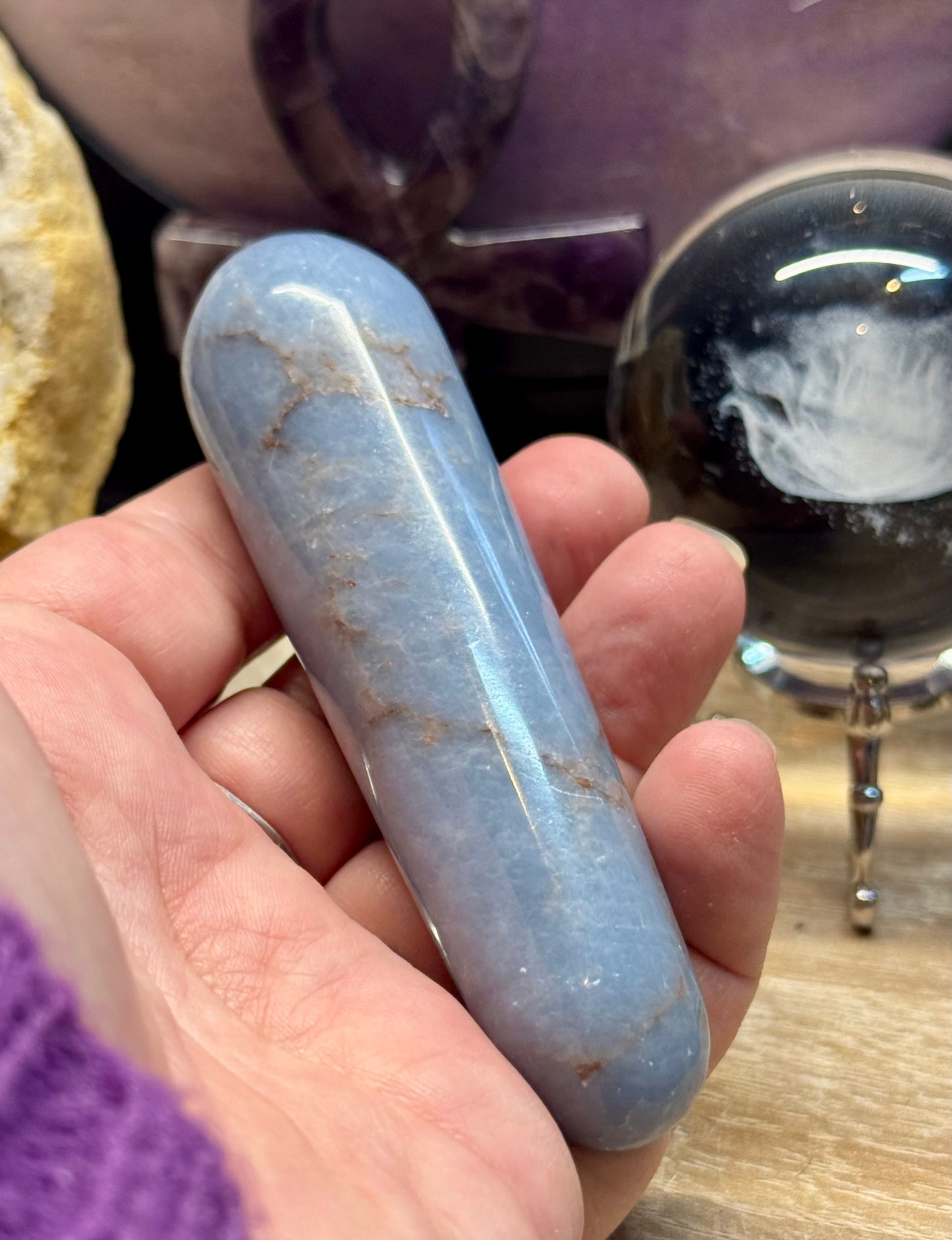 Bâton de massage en Angélite