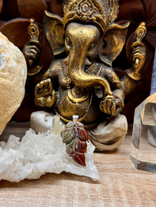 Pendentif d’agate mousse n.8