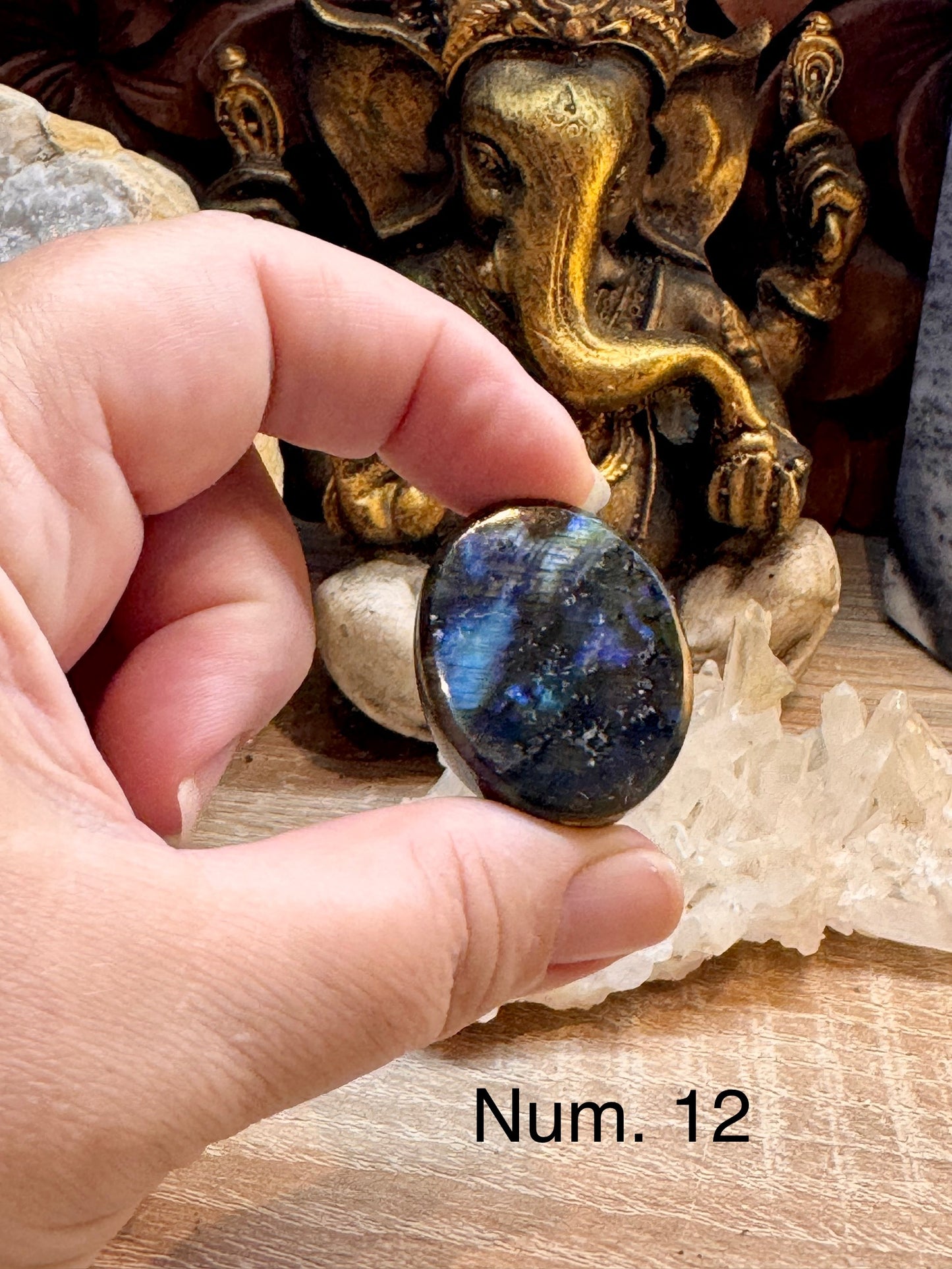 Galet de Labradorite