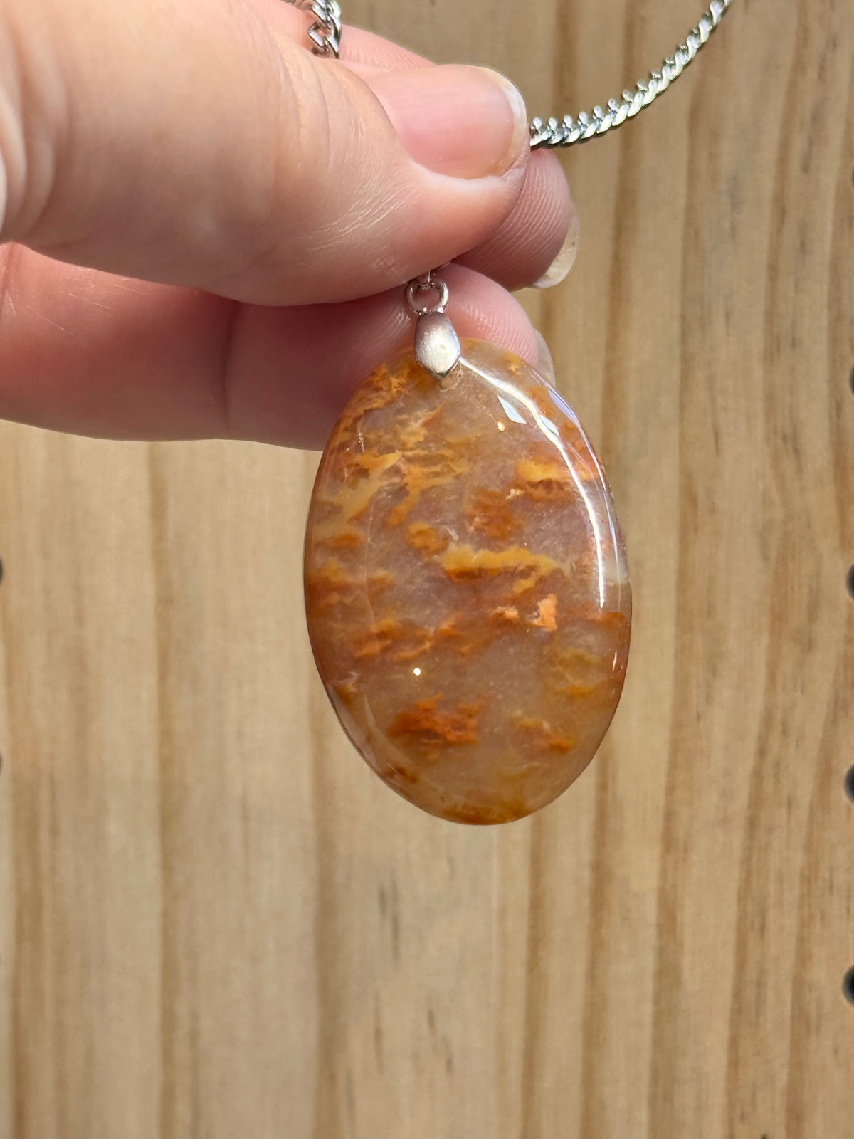Pendentif d’Agate Rouge