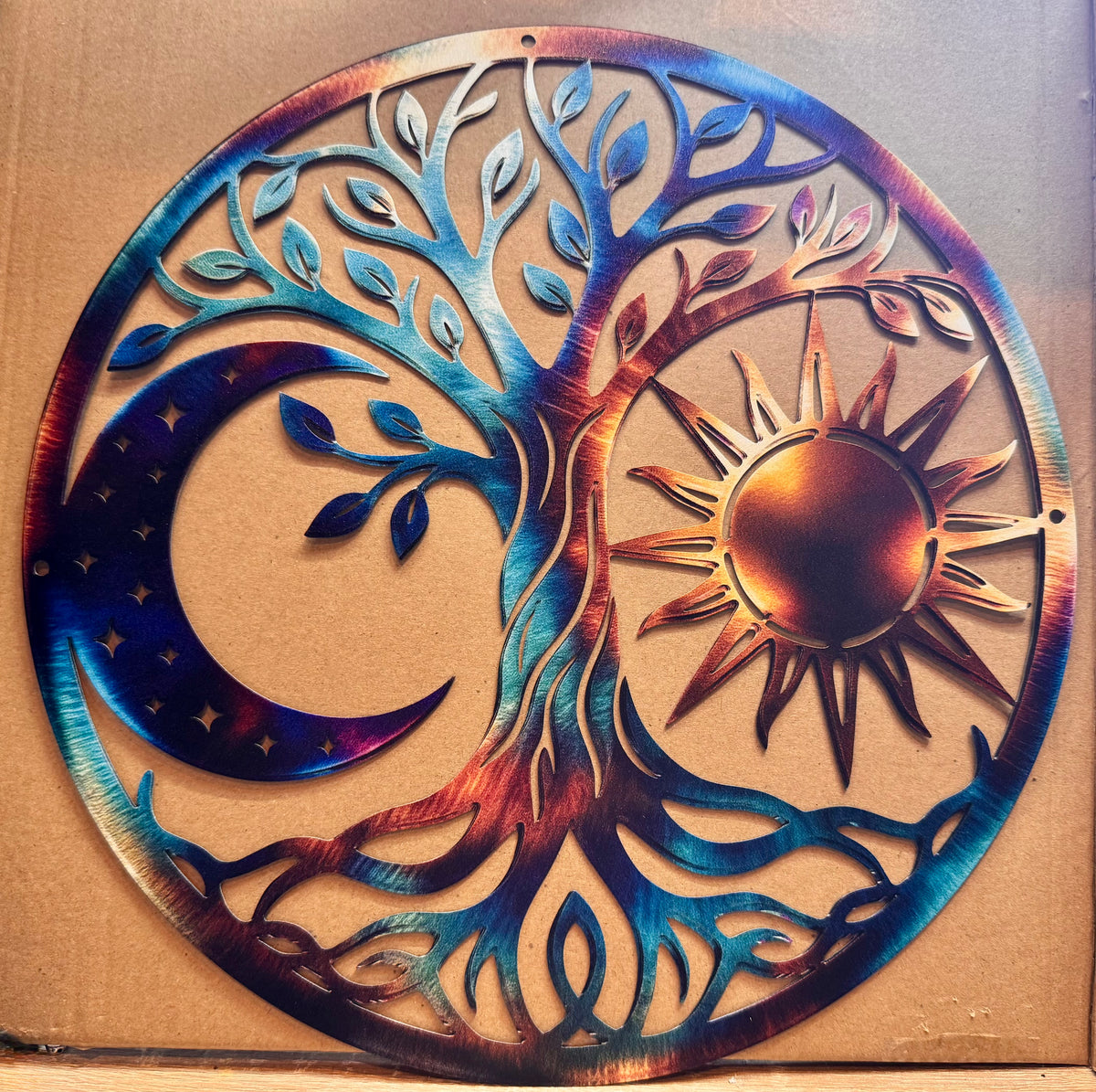 Décoration murale Soleil/Lune
