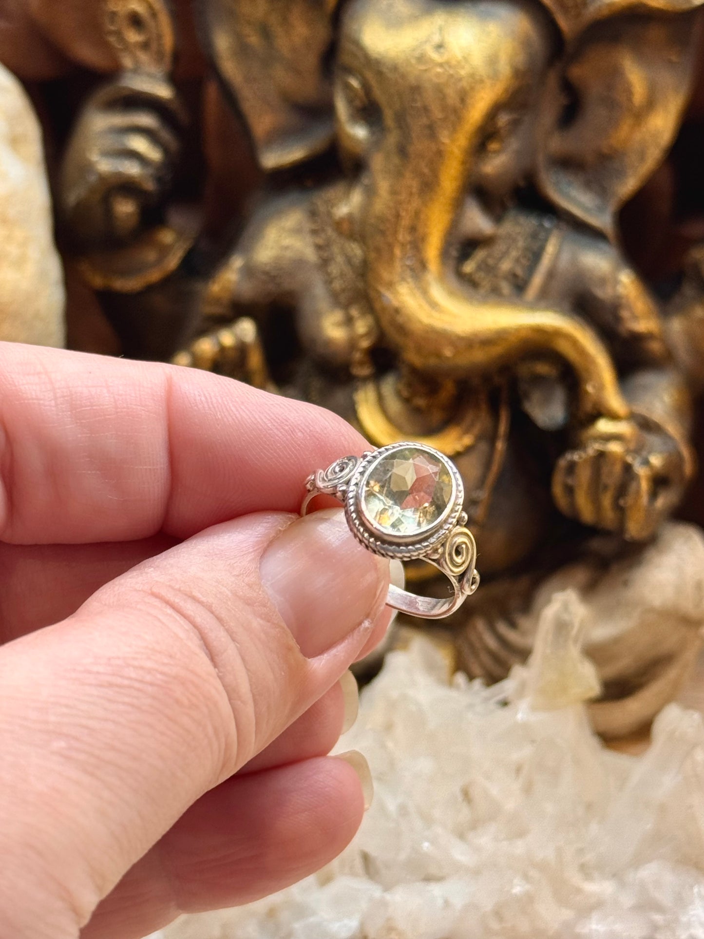 Bague Citrine T55