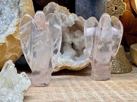 Ange en Quartz Rose