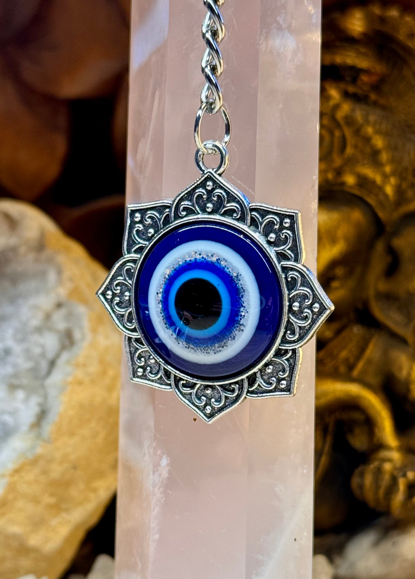 Porte-clé Œil de Nazar et Lotus