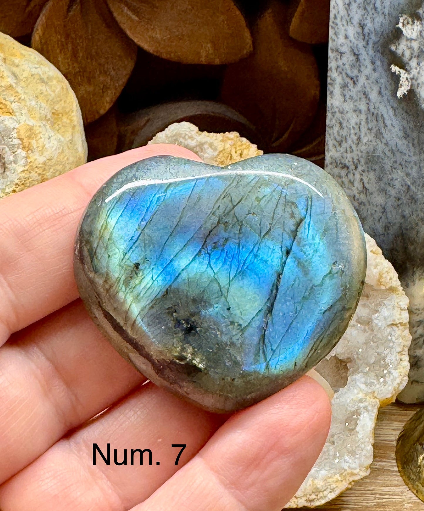 Pierre anti-stress labradorite