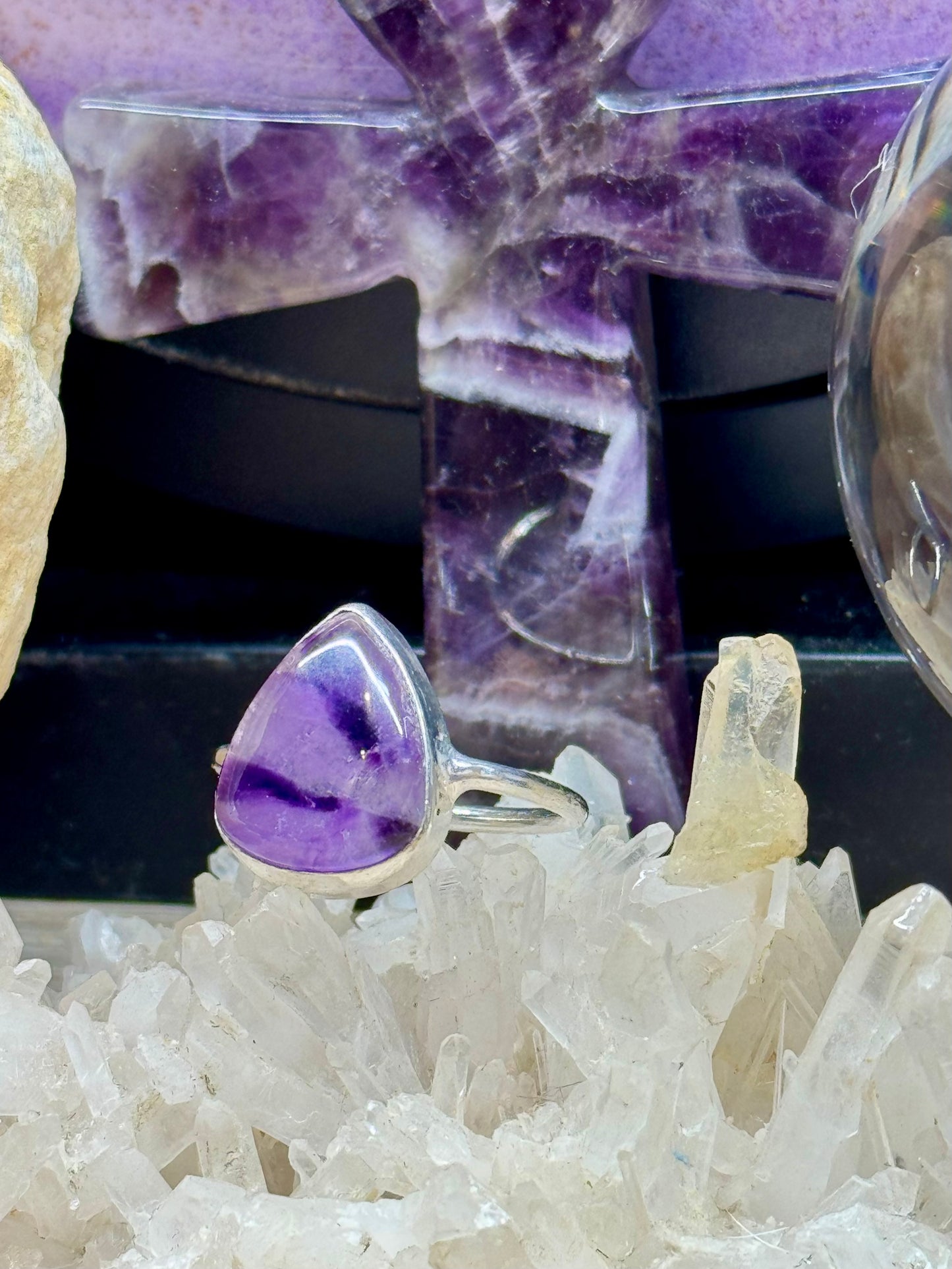 Bague Améthyste en argent