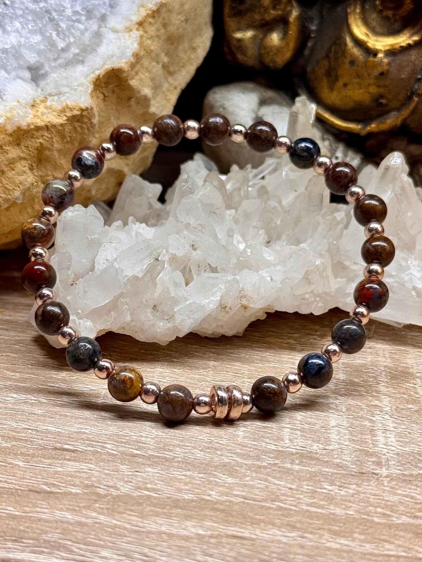 Bracelet de lithothérapie en piétersite