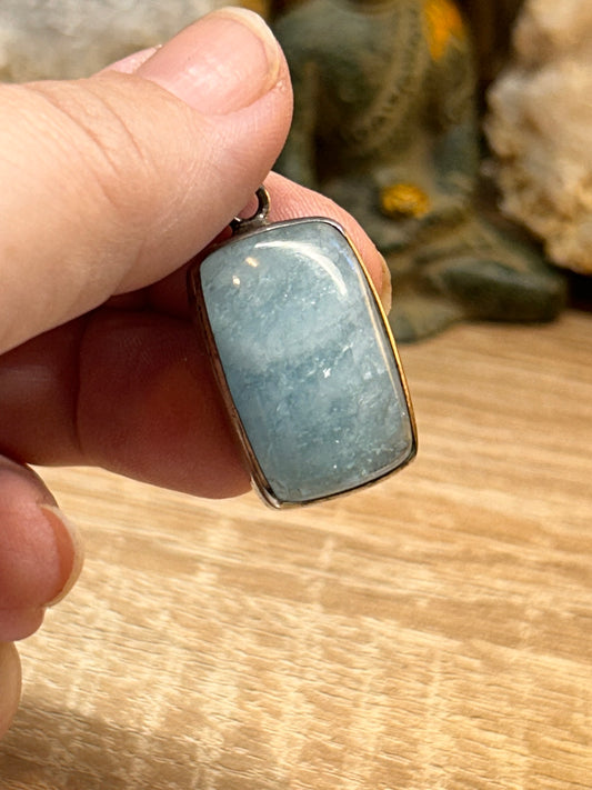 Pendentif d’aigue marine