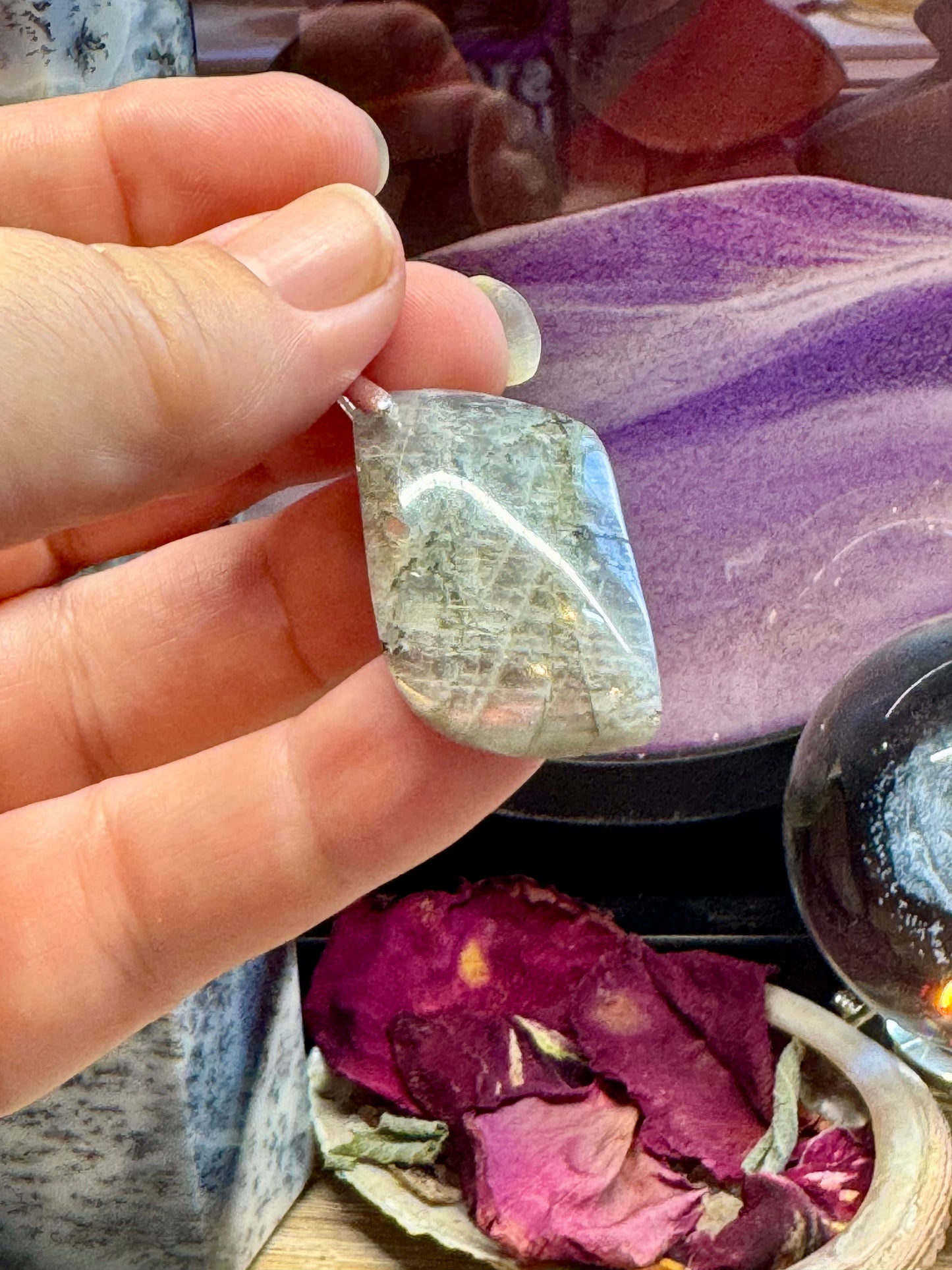 Pendentif en Labradorite