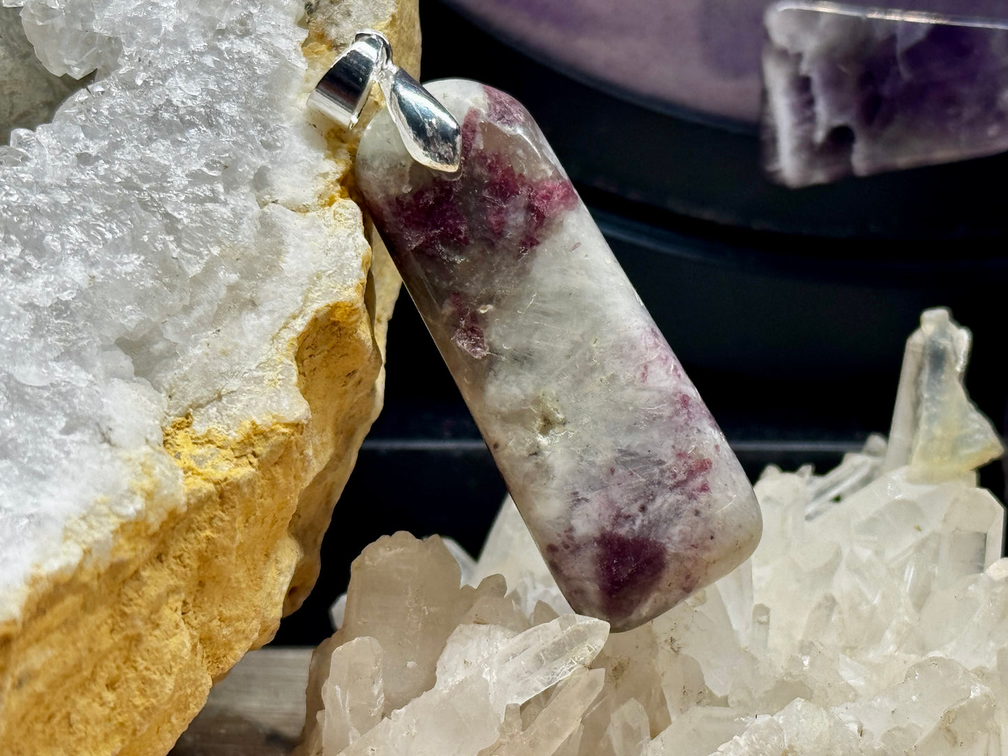 Pendentif de Tourmaline Rose - Rubellite