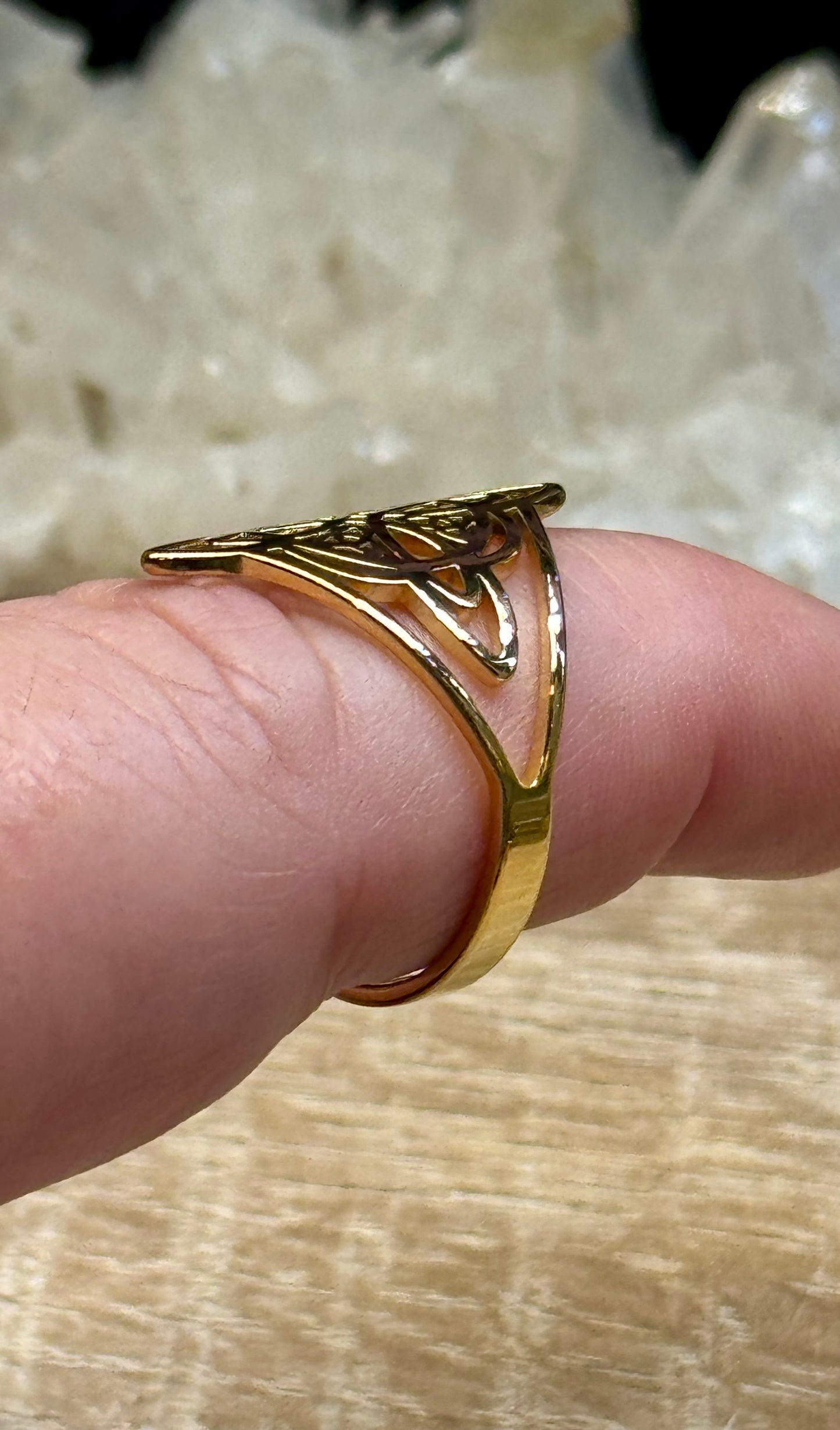 Bague Noeud de Sorcière T59 - doré