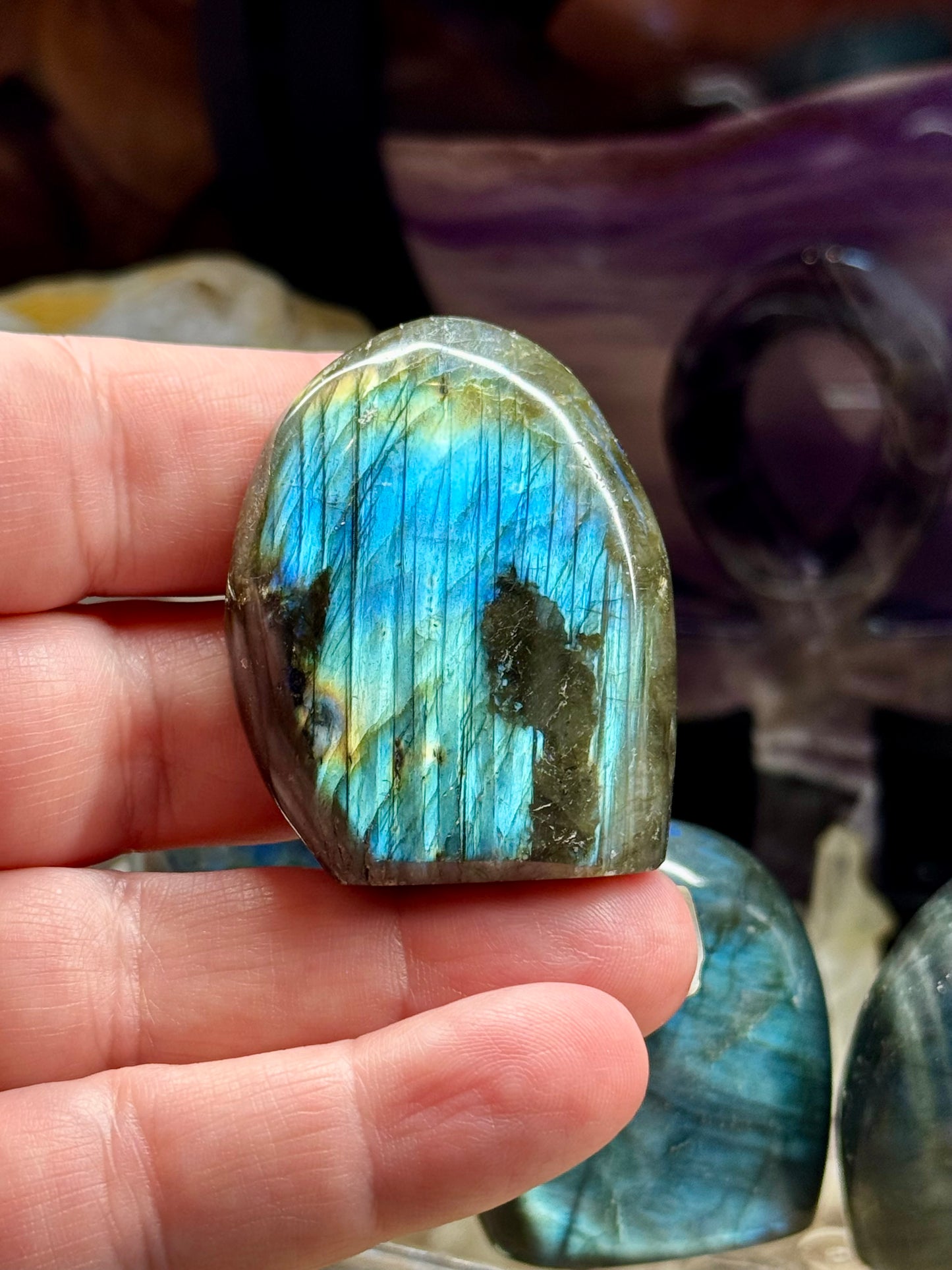 Pierres de Labradorite à poser