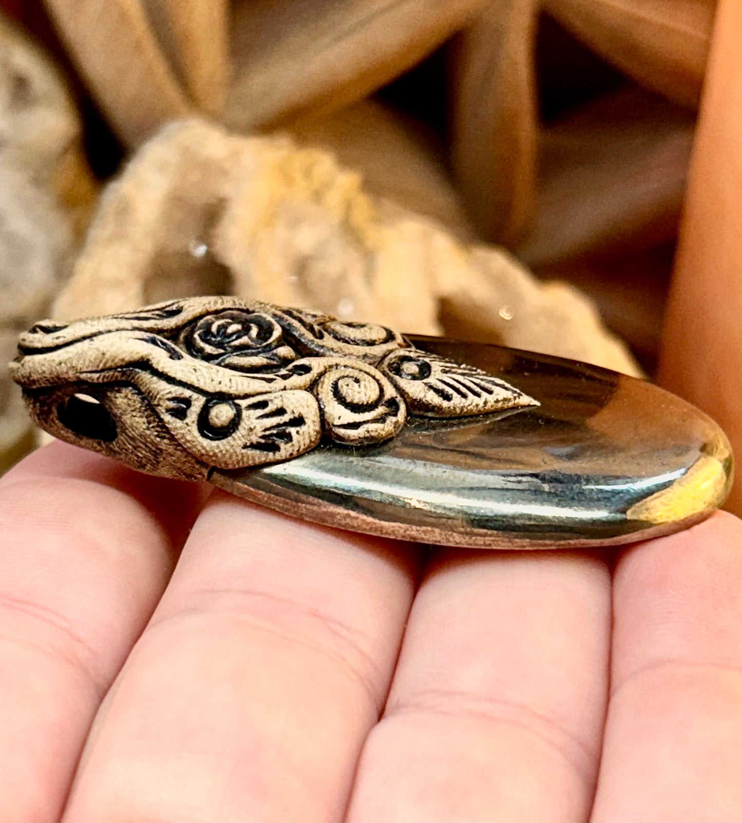 Pendentif de pyrite