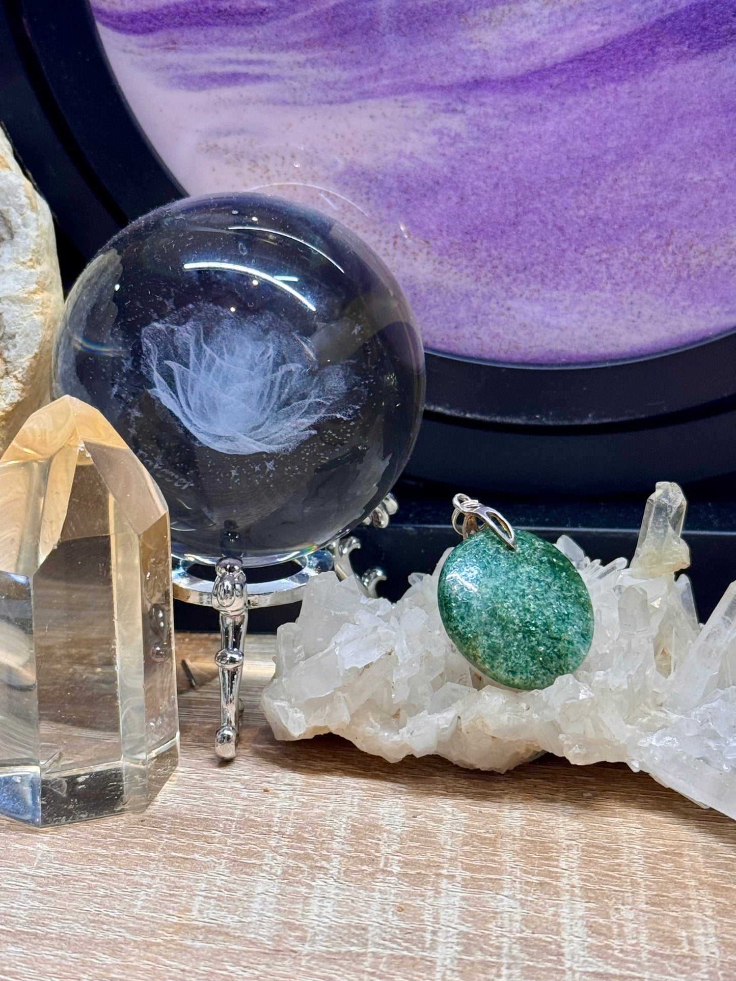 Pendentif d’aventurine verte