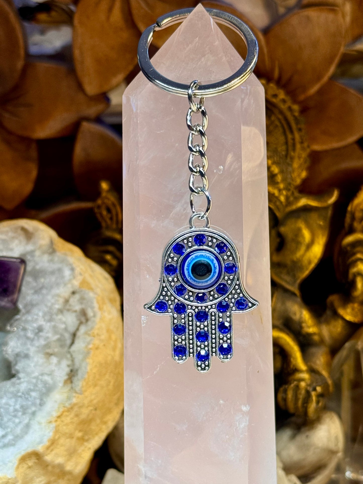Porte clé Œil de Nazar - Main de Fatma