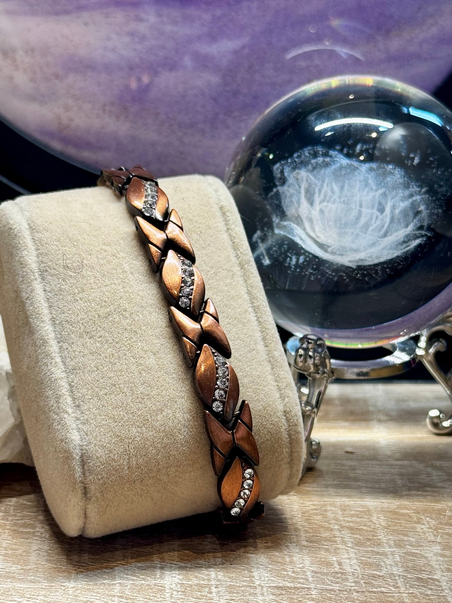 Bracelet magnétique en cuivre