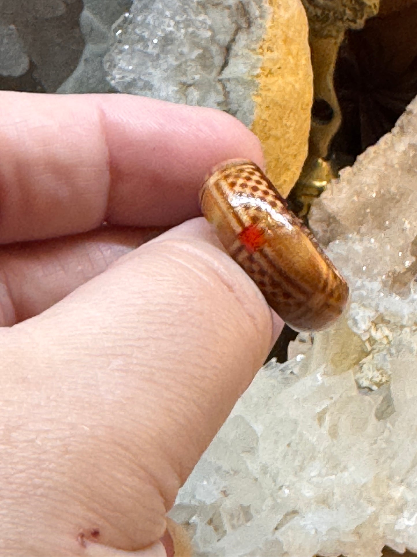 Bague fantaisie en bois
