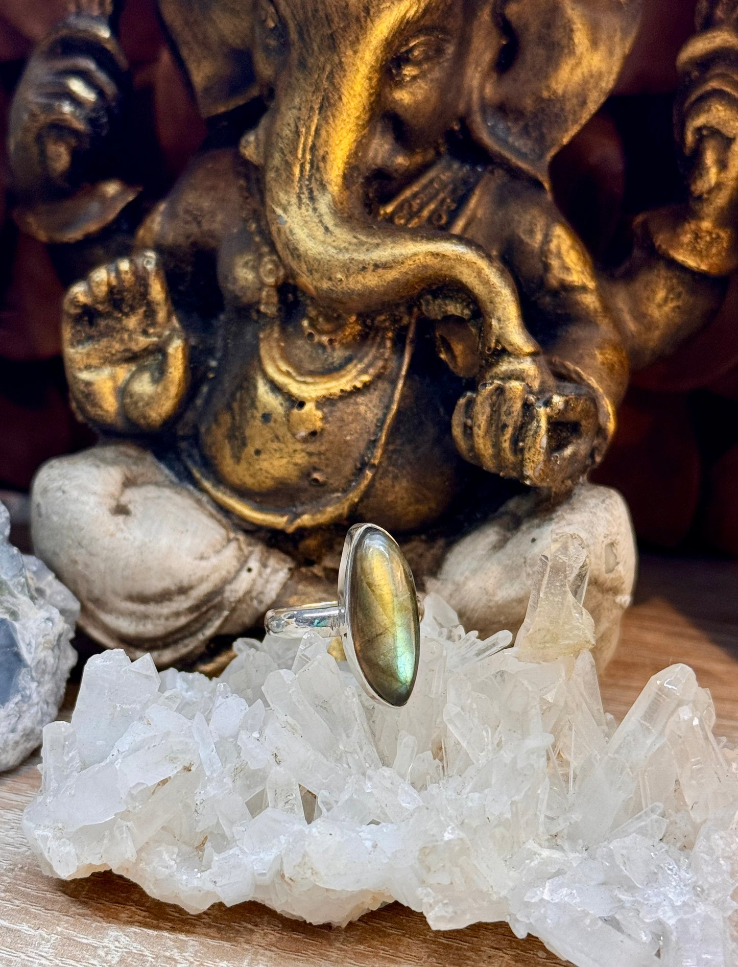 Bague labradorite