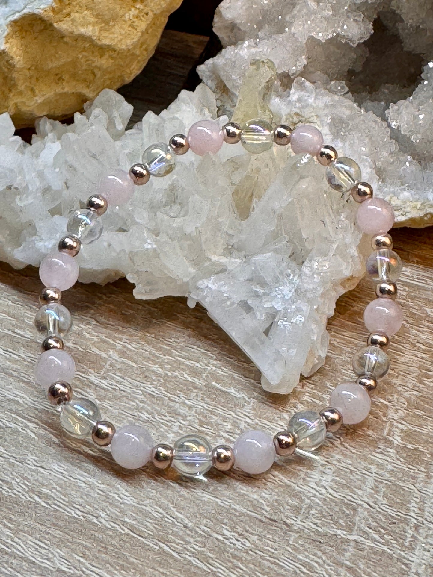 Bracelet "Amour Inconditionnel, Tranquillité et Joie"