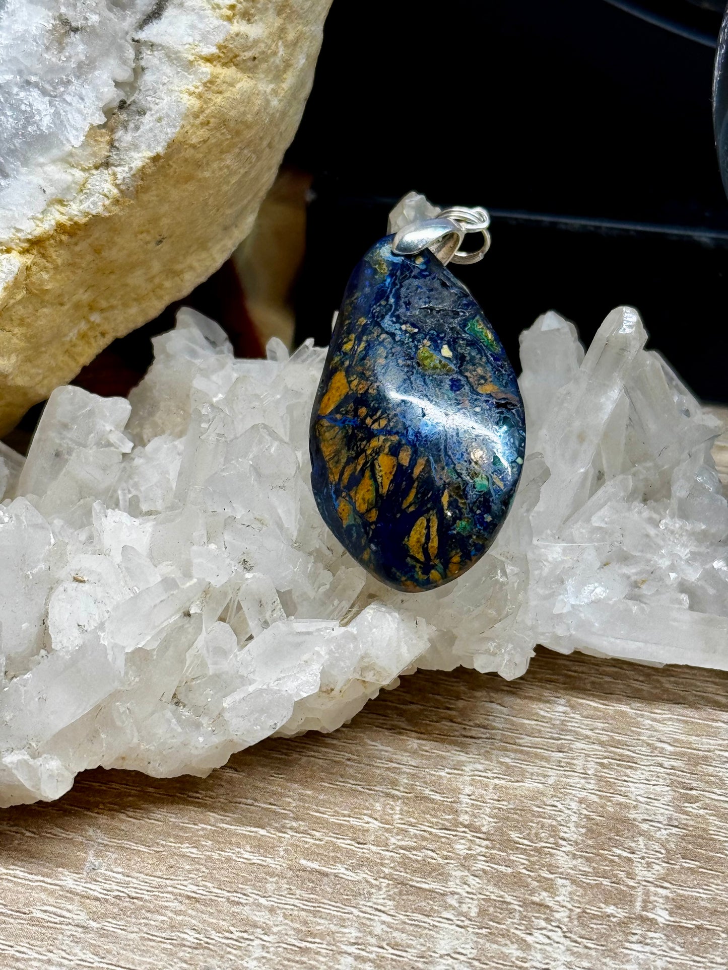 Pendentif d’azurite