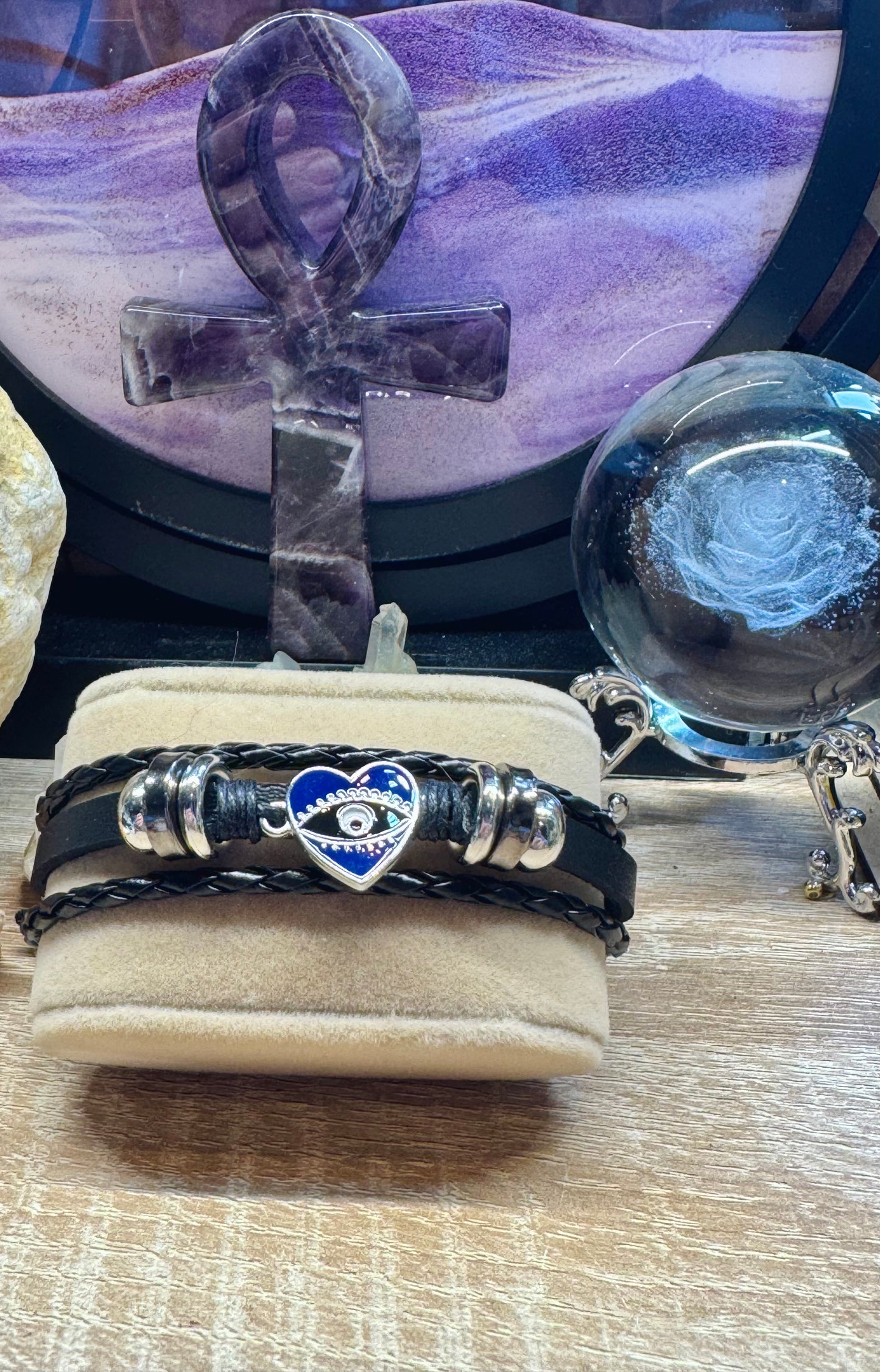 Bracelet ajustable similicuir - 1