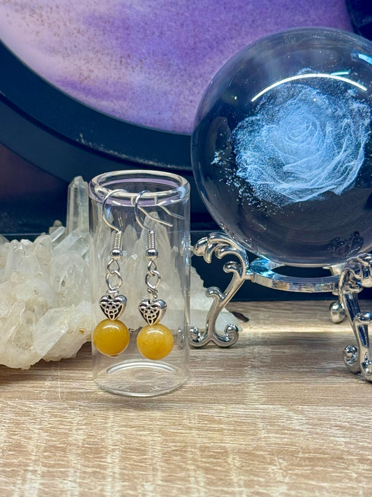 Boucles d’oreilles Aventurine Jaune