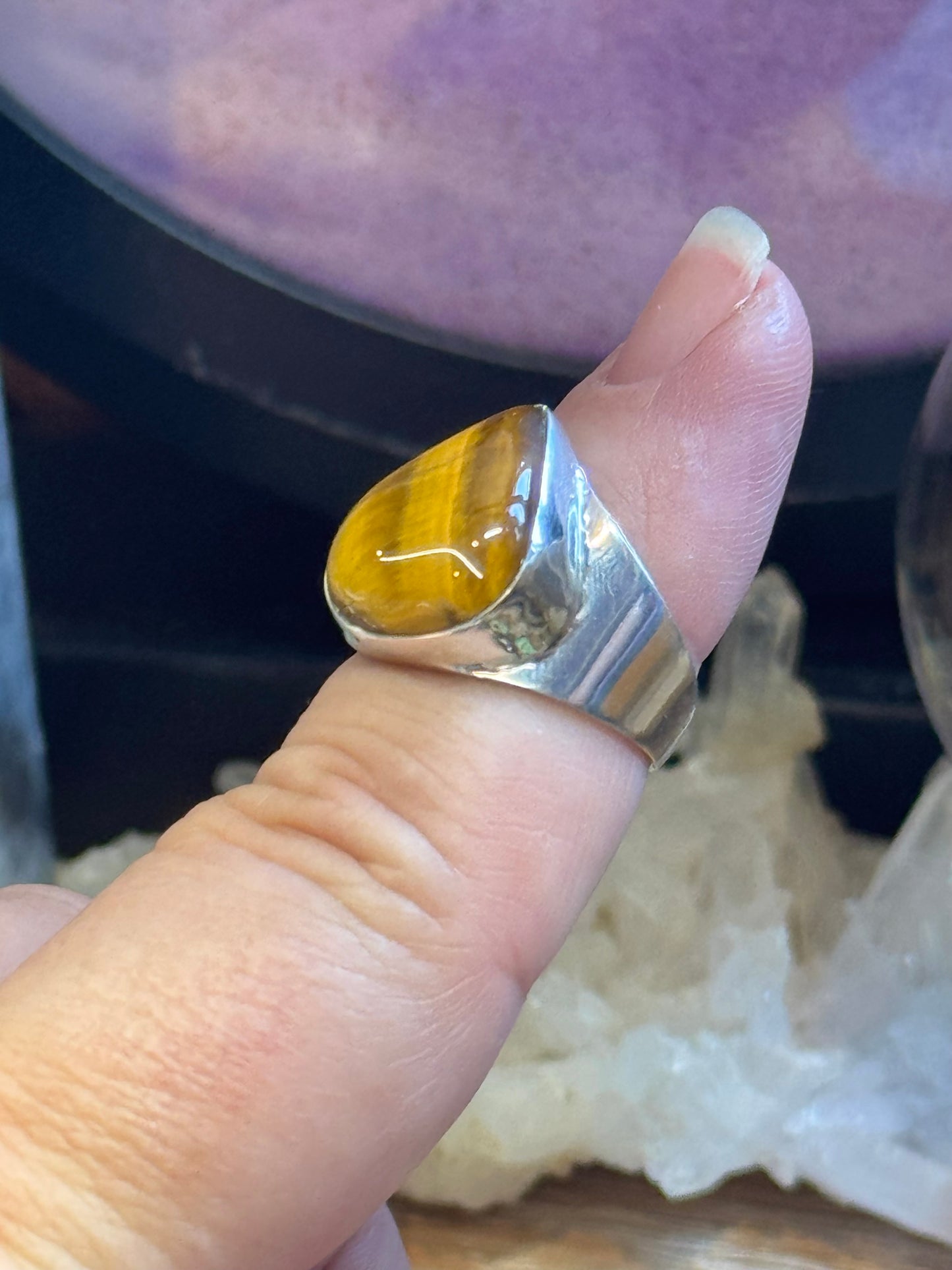 Bague Oeil de Tigre T52