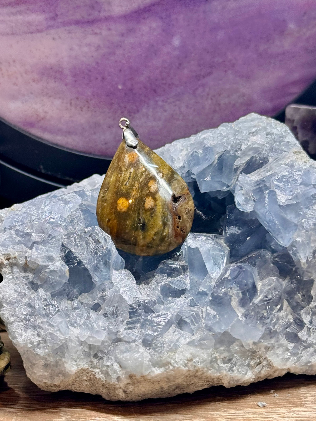 Pendentif de Jaspe Orbiculaire 1